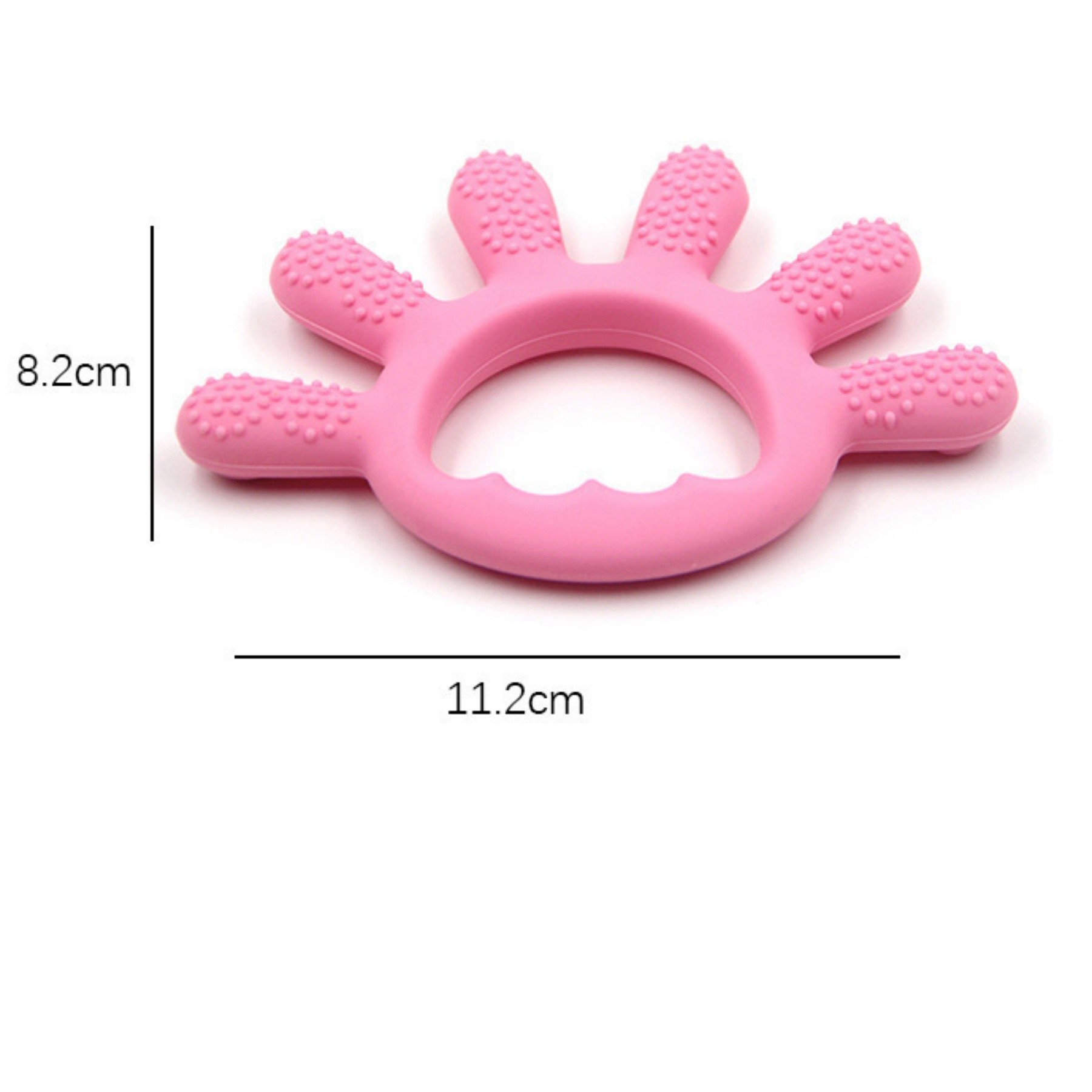 Finger-Shaped Organic Baby Teether 2