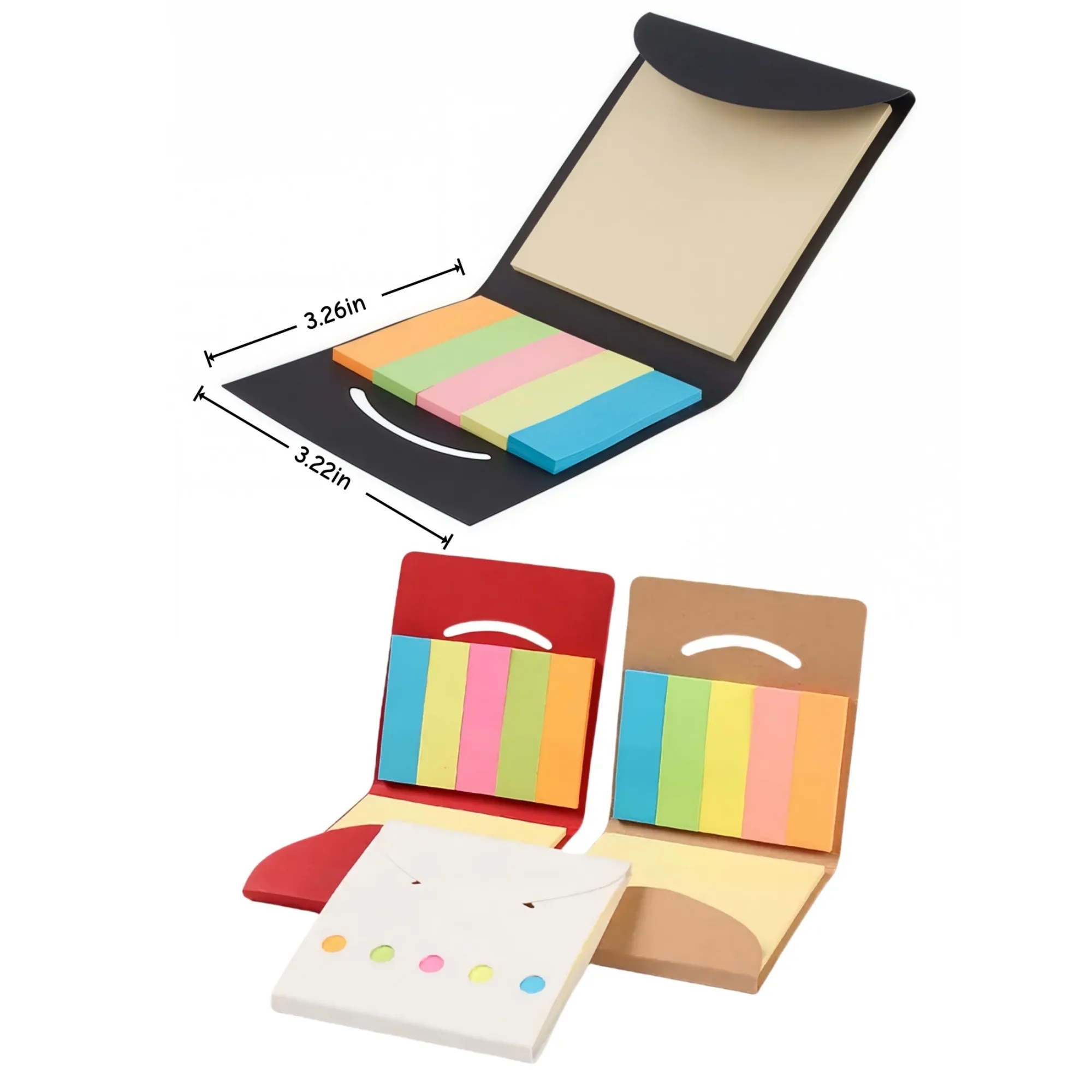 Colorful Sticky Notes and Page Markers Combo Set 14