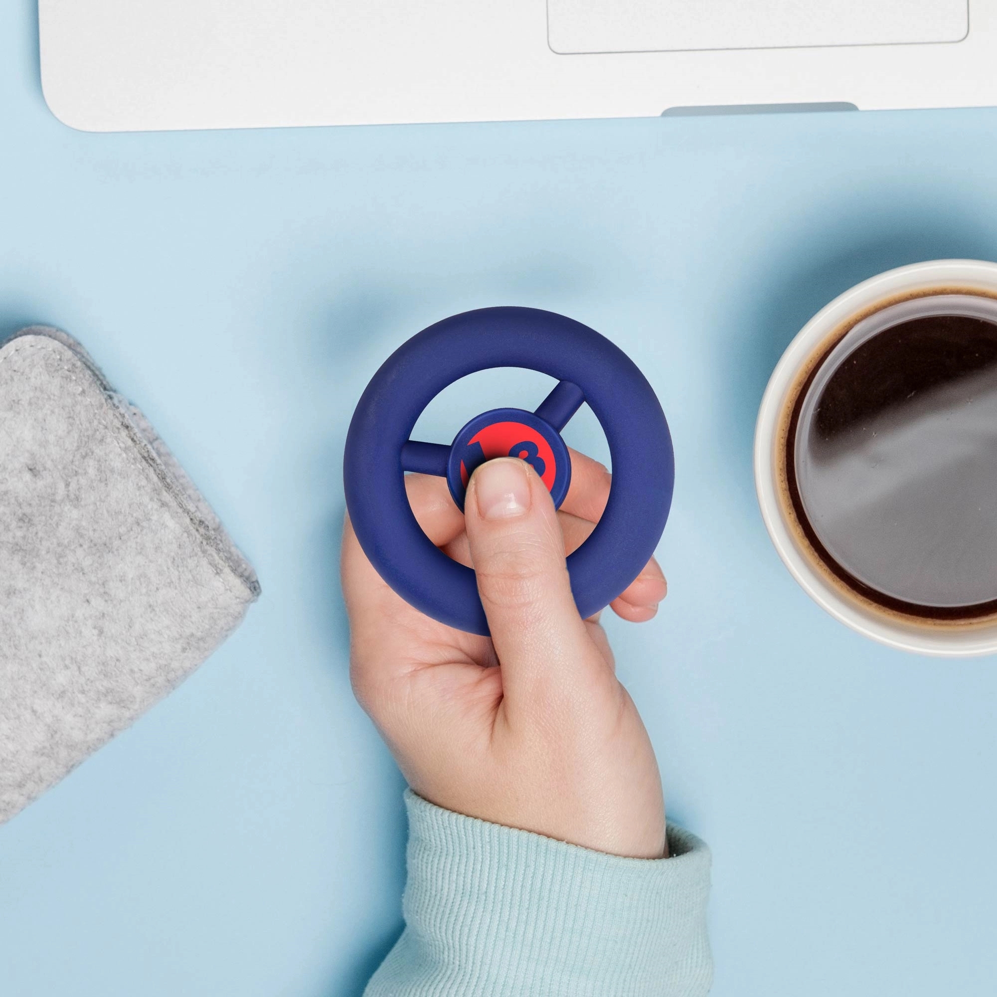 Grip N' Spin Stress Reliver & Exerciser 6