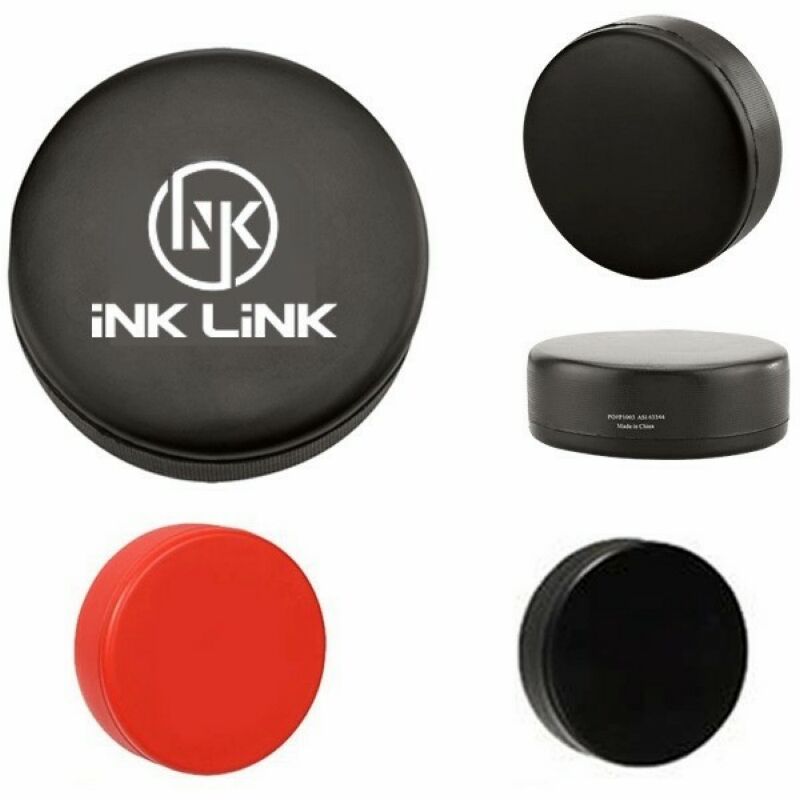 Hockey Puck Shaped Stress Reliever