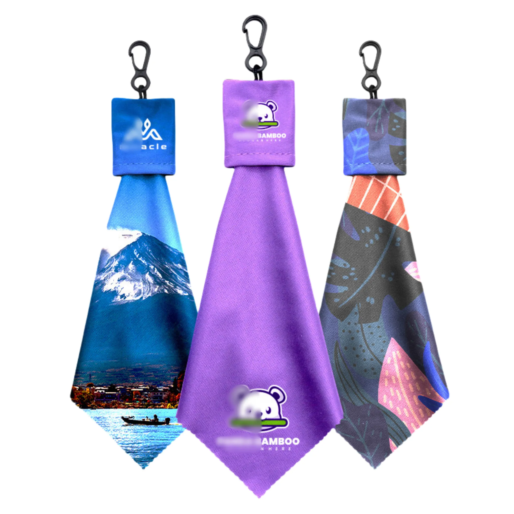 Glasses Cloth Keychain - Custom Logo 1