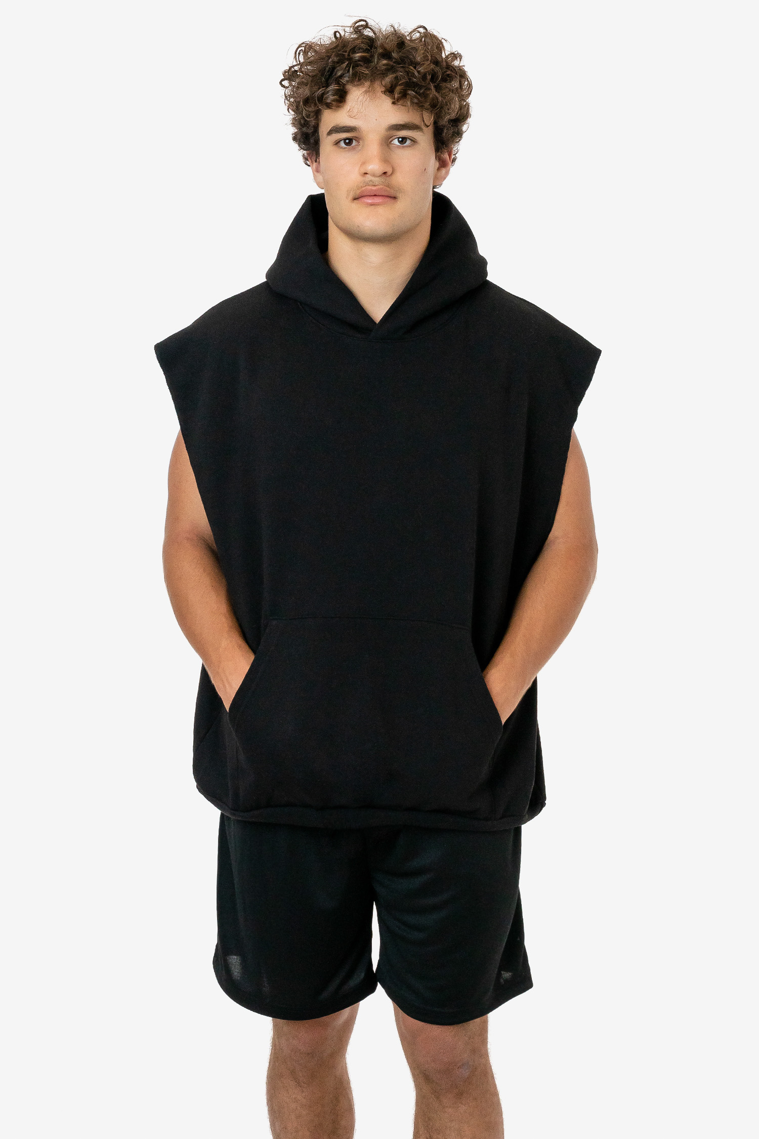 14 OZ SLEEVELESS HOOD PULLOVER 12