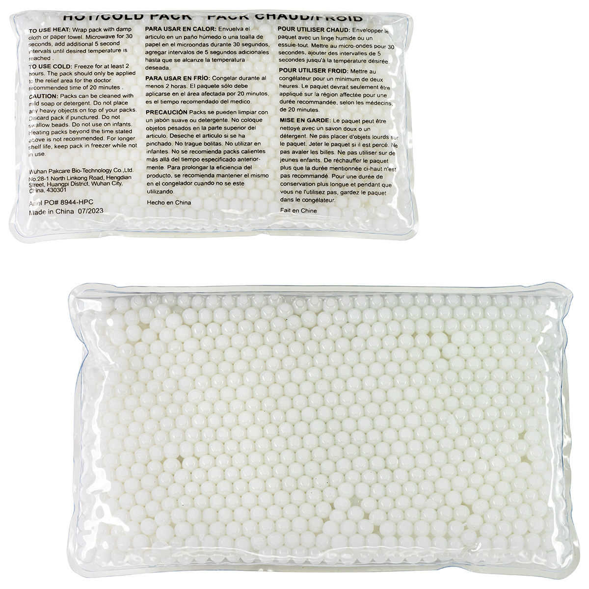 Full-Color Aqua Pearls™ Hot/Cold Pack 7
