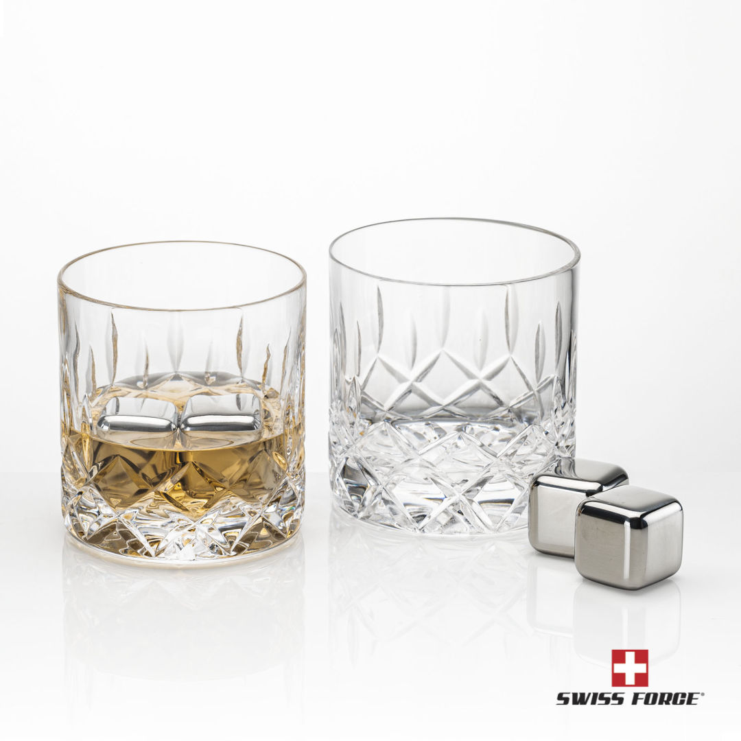 Swiss Force® S/S Ice Cubes & 2 Denby OTR 4