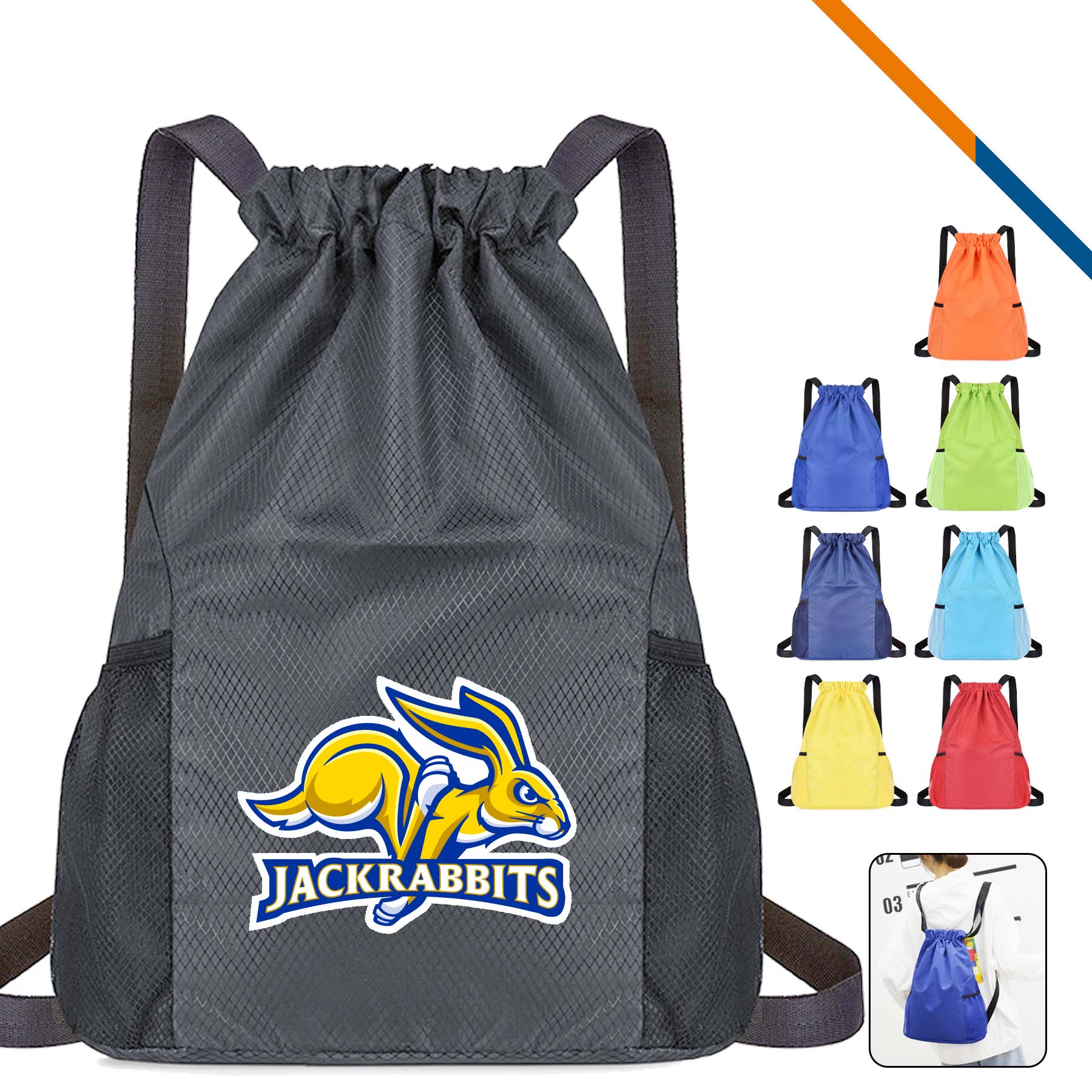 Elias Drawstring Backpack 2