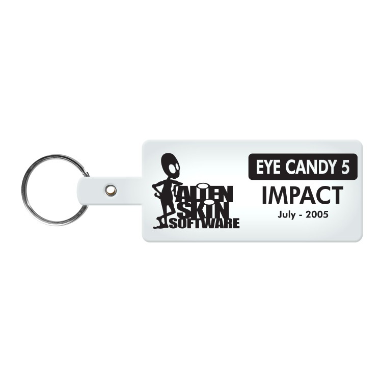 Rectangle Flexible Key Tag