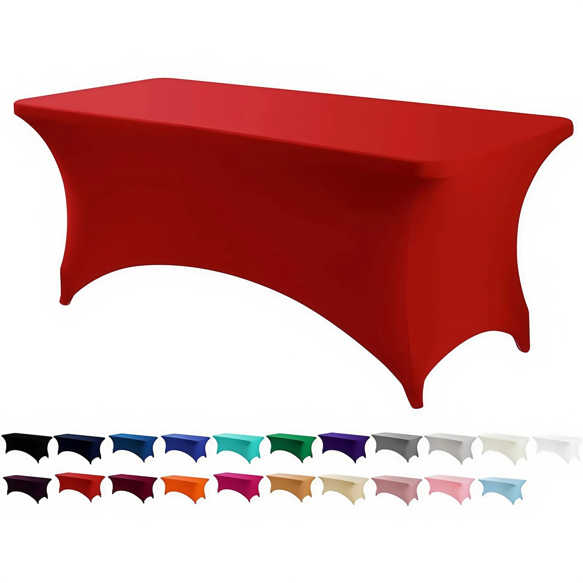 6FT Elastic Fitted Tablecloth 22