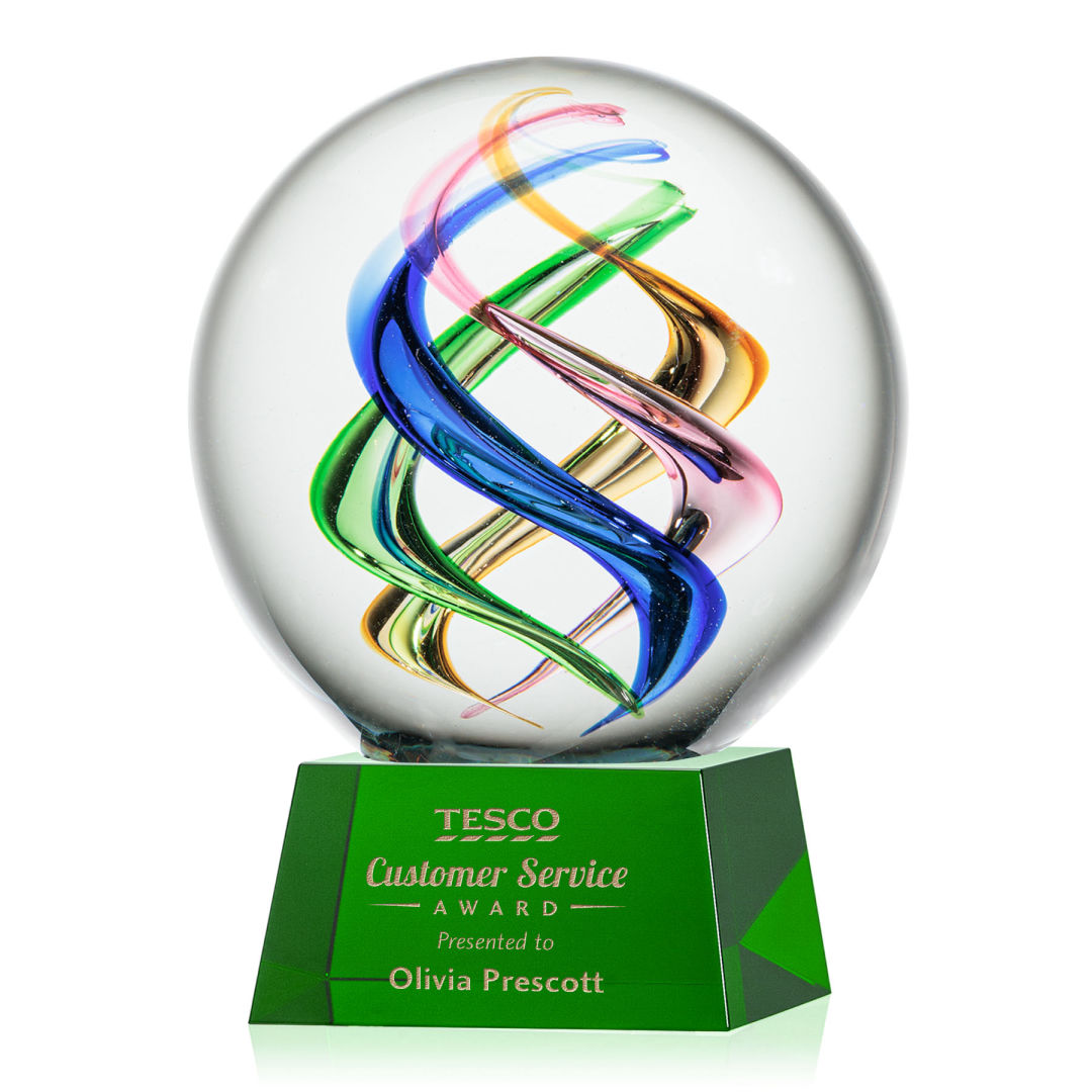 Galileo Award on Robson Base - Green 3
