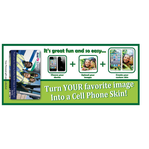 Gift Card With Encoded Magnetic Stripe 3