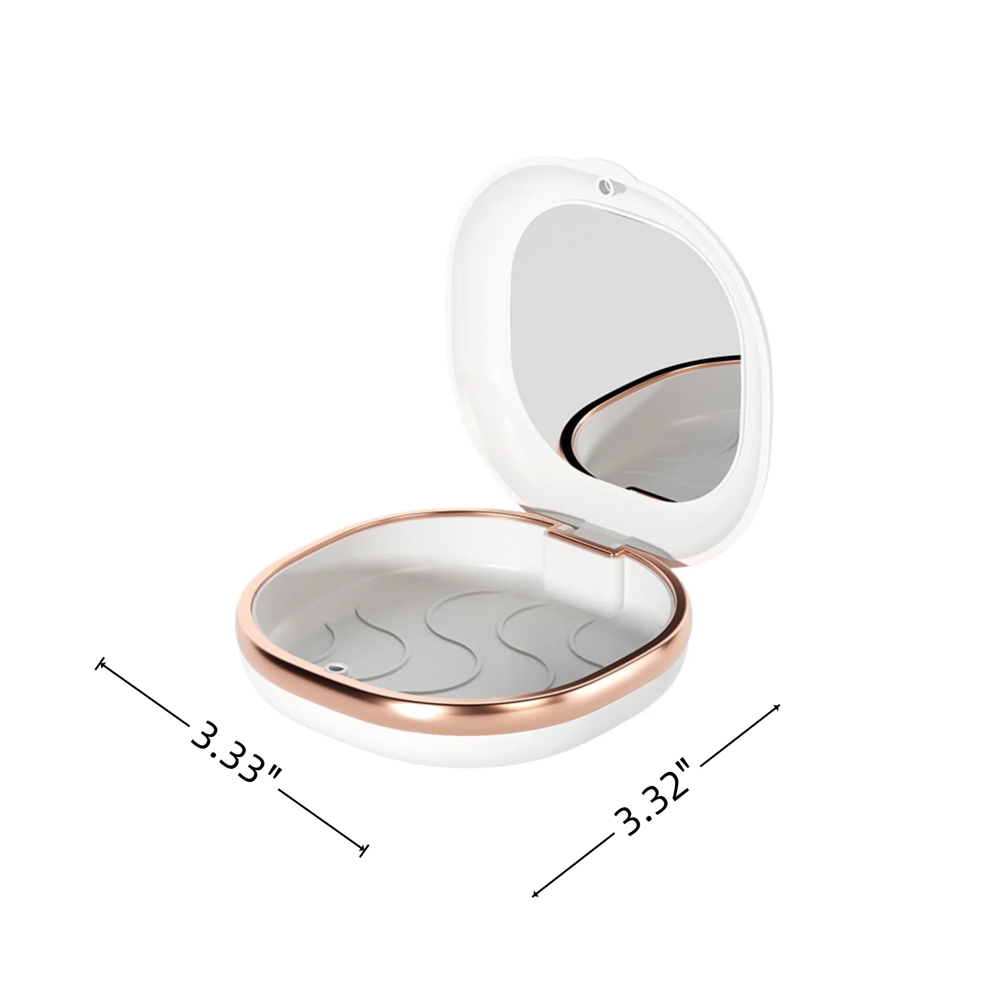 Orthodontic Retainer Case Aligners Dental Box with Mirror 4