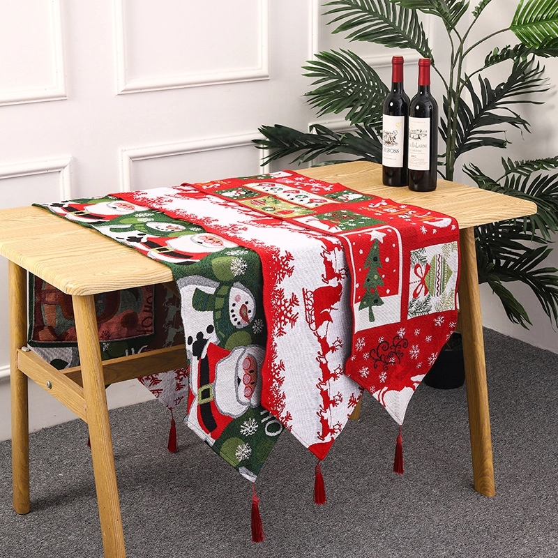 Christmas Knitted Cloth Table Runner 3