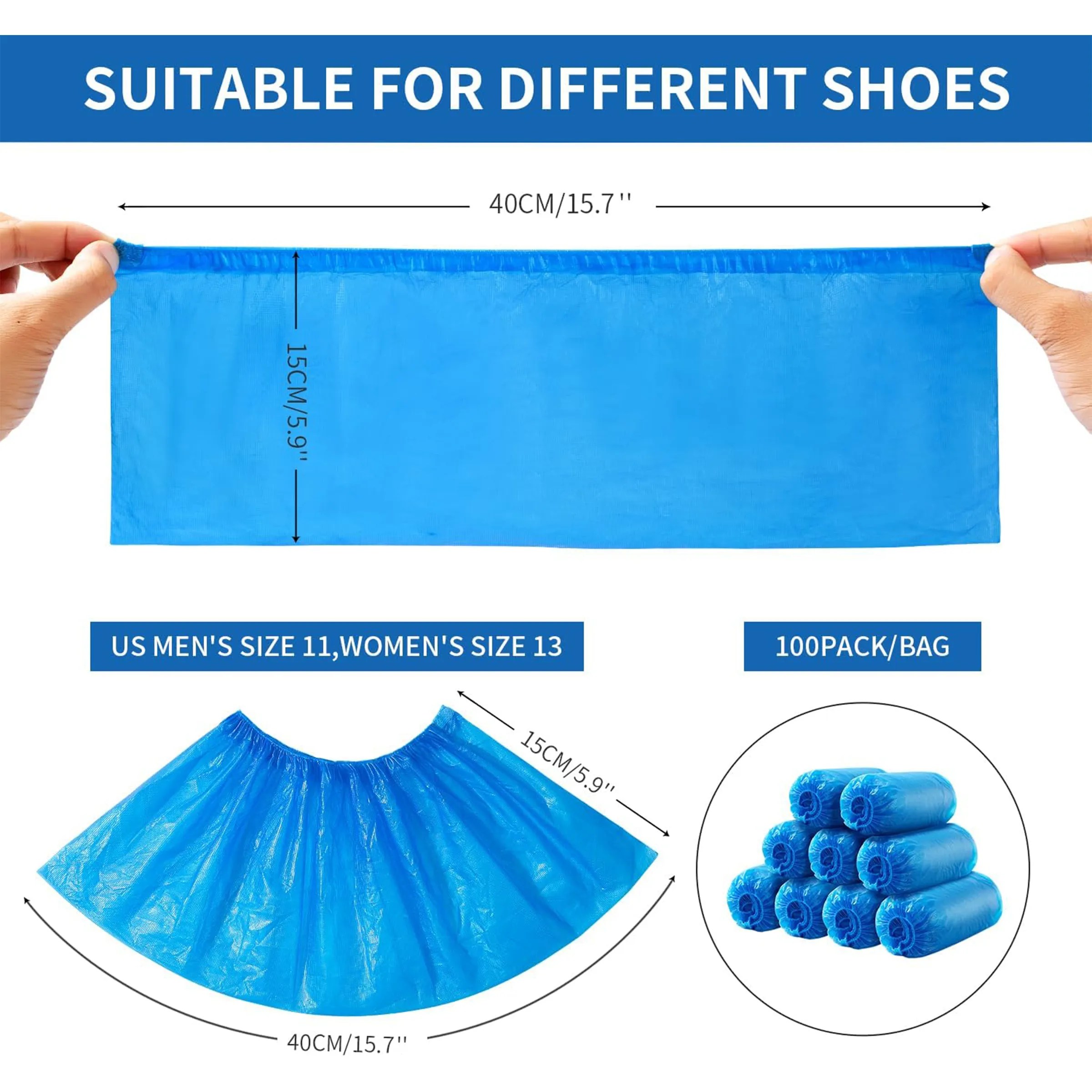 Disposable Non Slip Shoe Covers 3