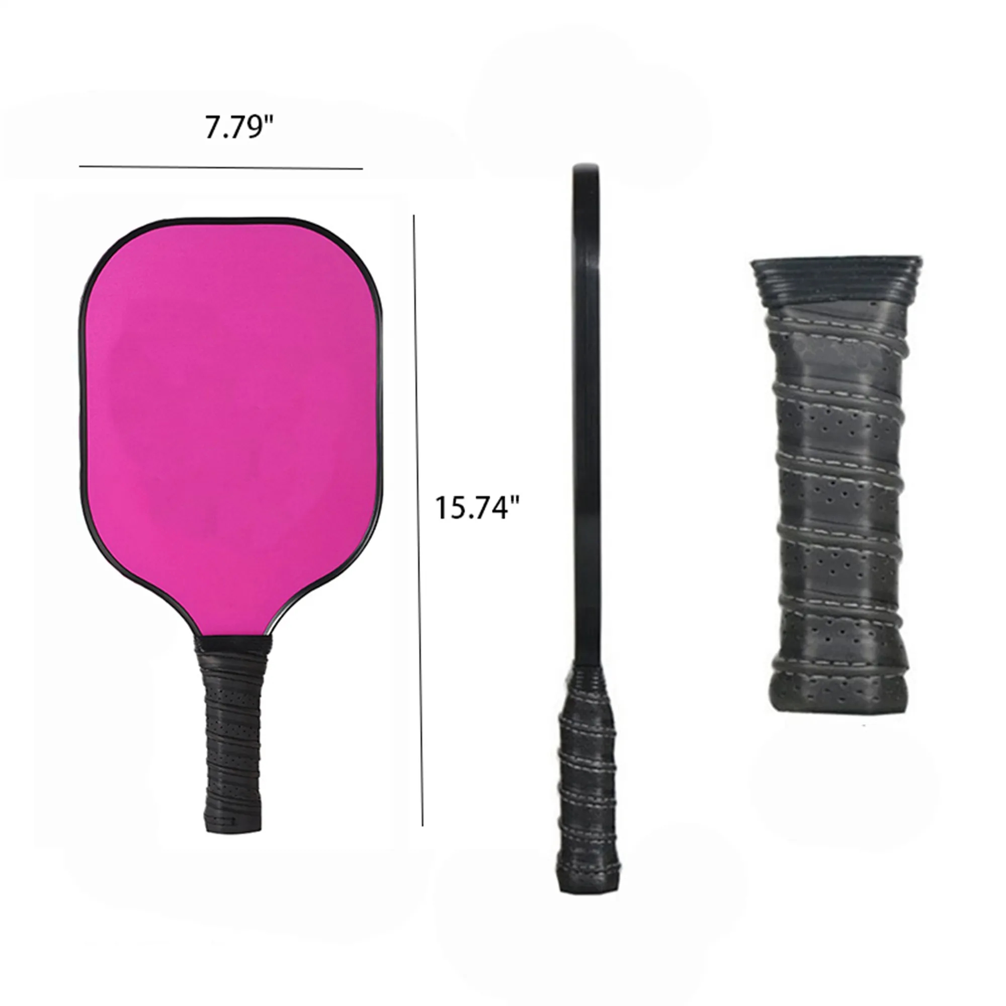 Thermoformed Carbon Fiber Core Single Pickleball Paddle 2