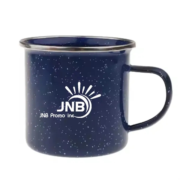 12oz Blue Camping Mug