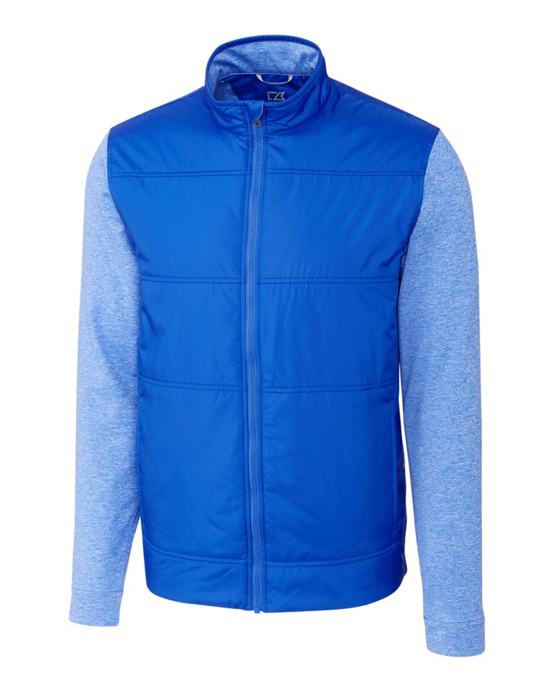 Cutter & Buck Stealth Recycled Hybrid Quilted Mens Windbreaker Jacket 12