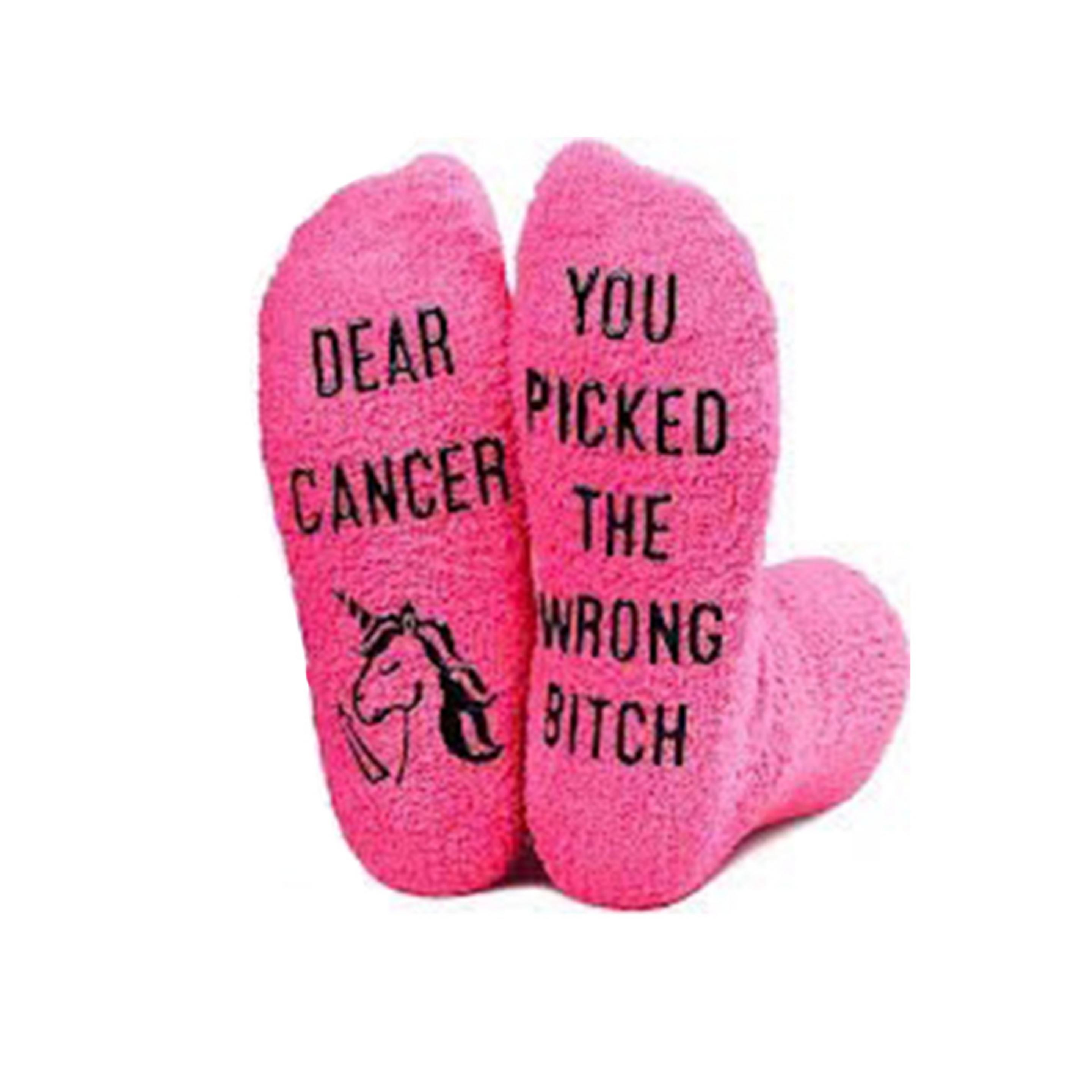 Breast Cancer Pink Socks 5