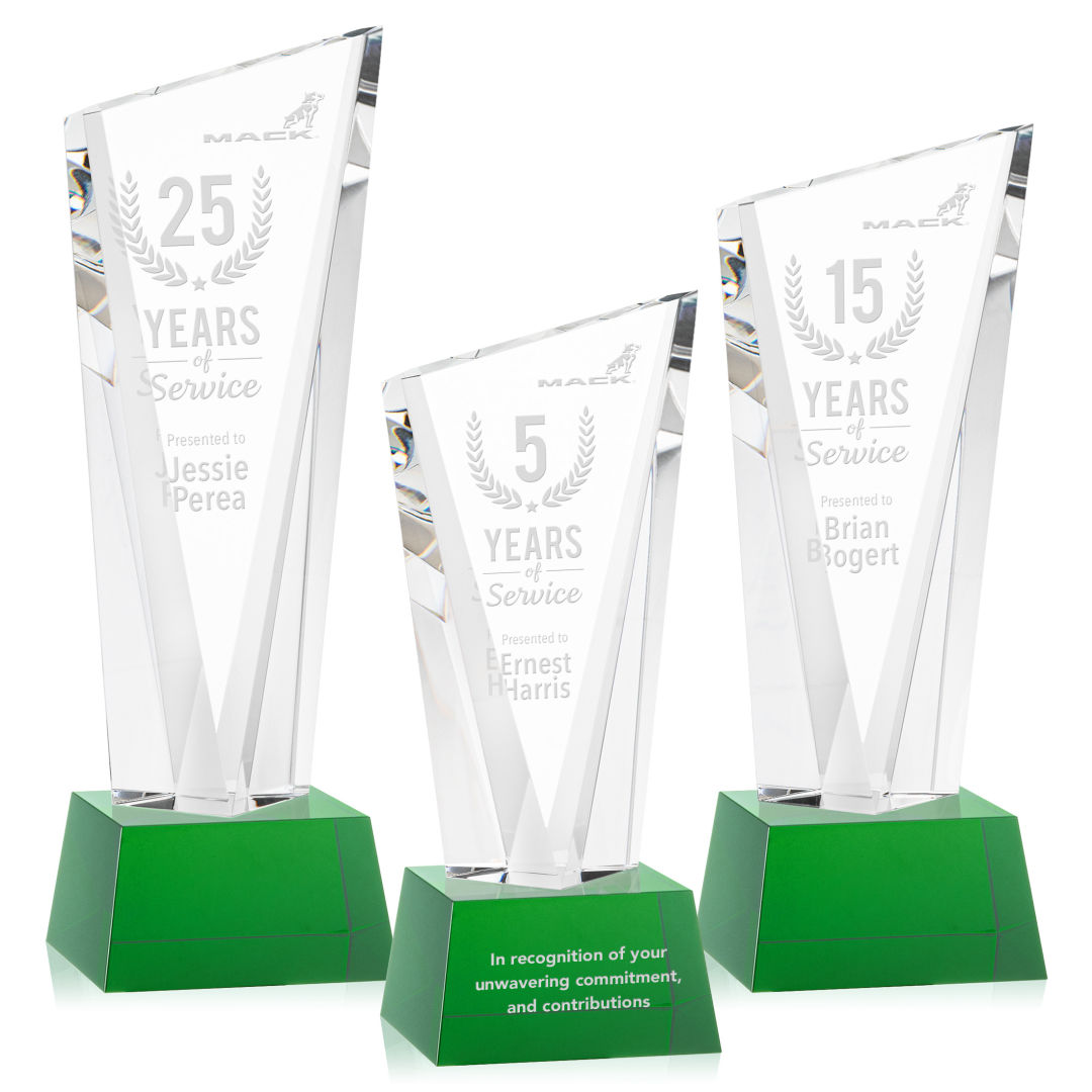 Plymouth Award on Robson Base - Green 2