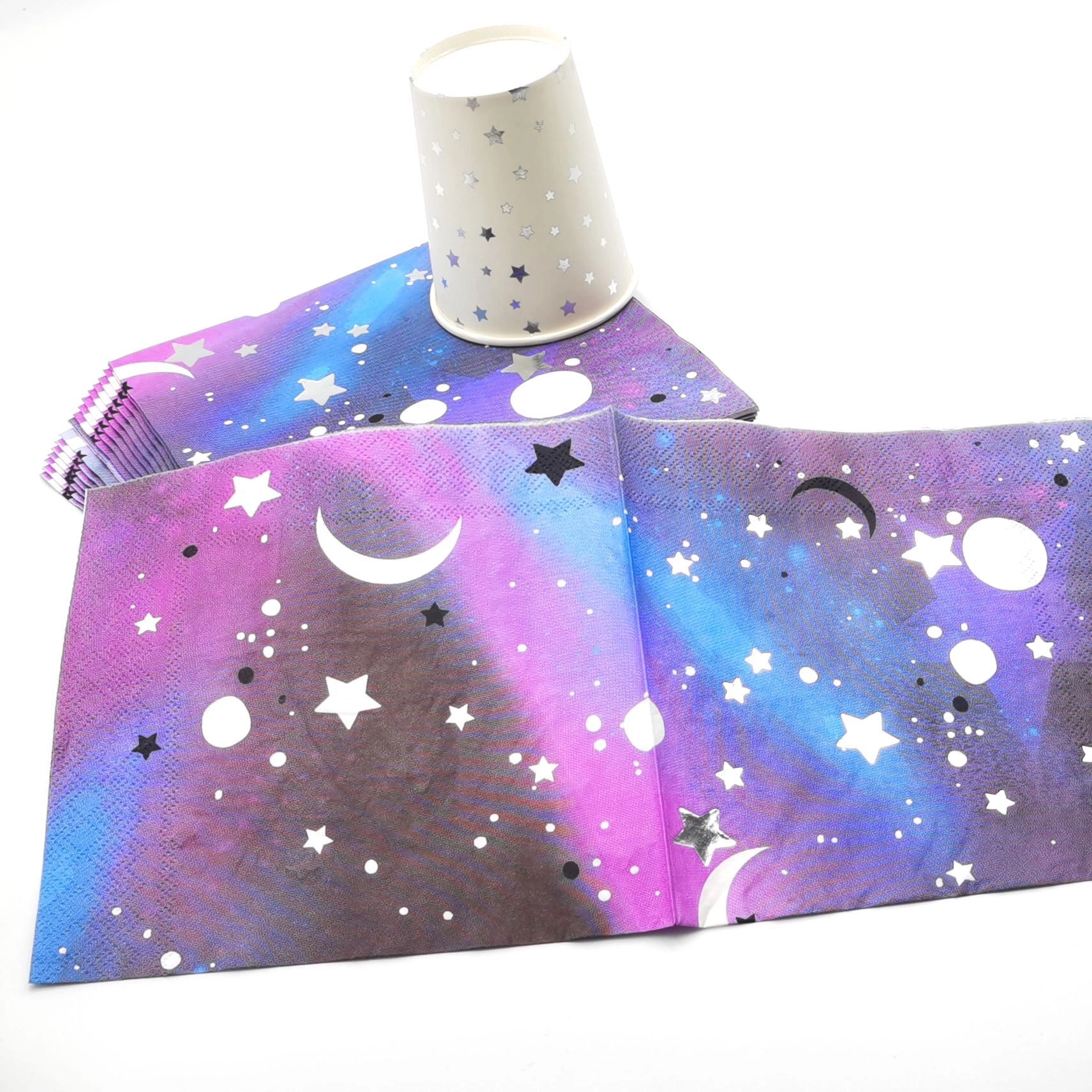 Custom Starry Night Luncheon Napkins 5