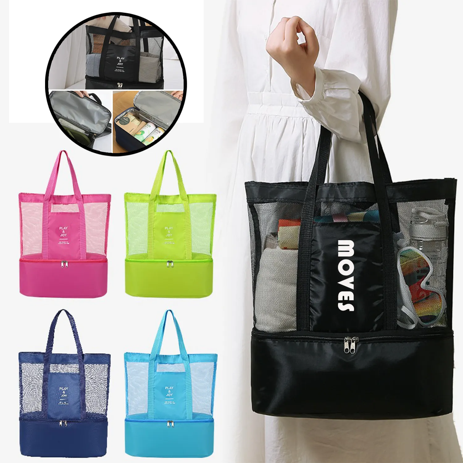 Double-Layer Single-Shoulder Thermal Insulation Bag 2