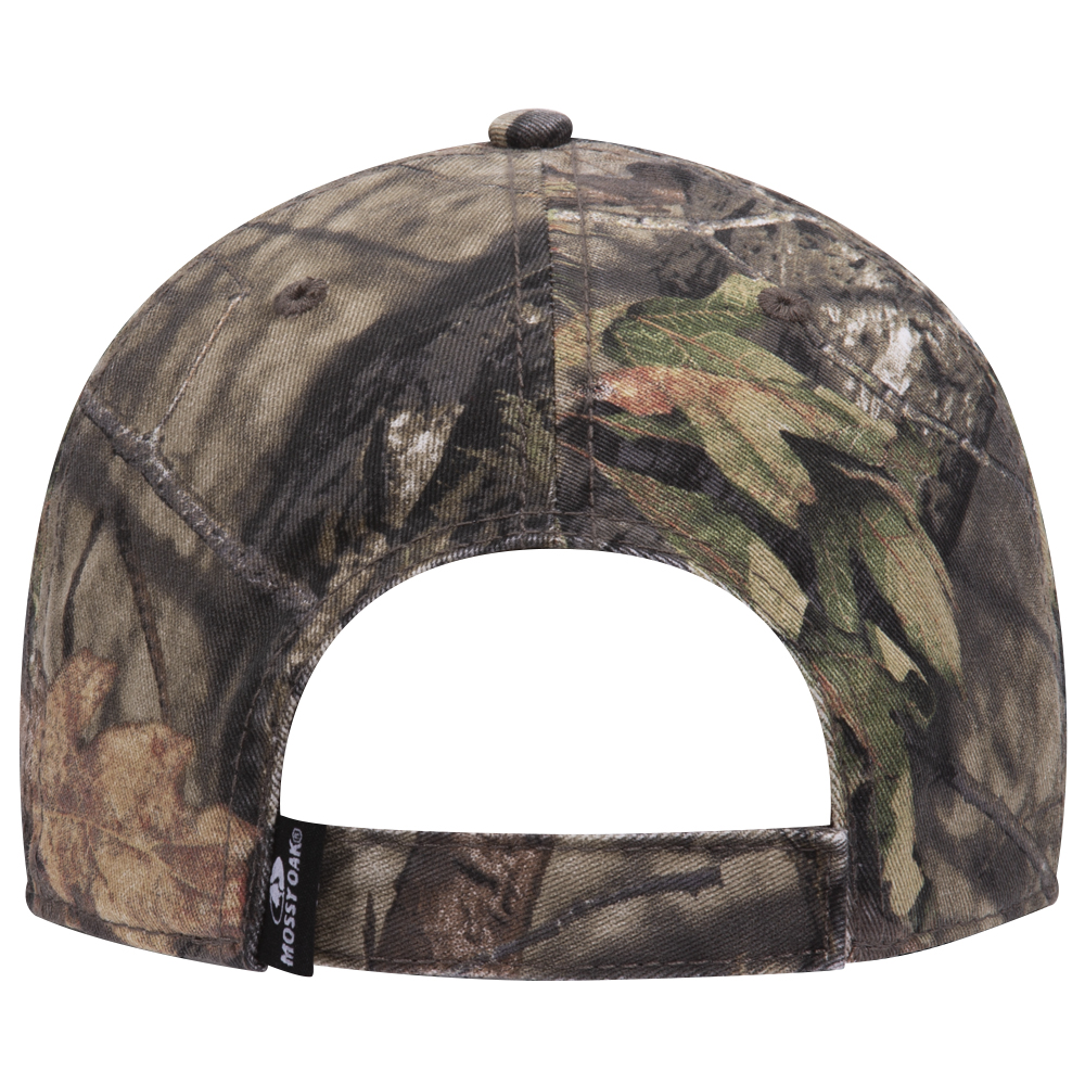 OTTO CAP® Mossy Oak Camouflage 6 Panel Low Profile Dad Hat 6