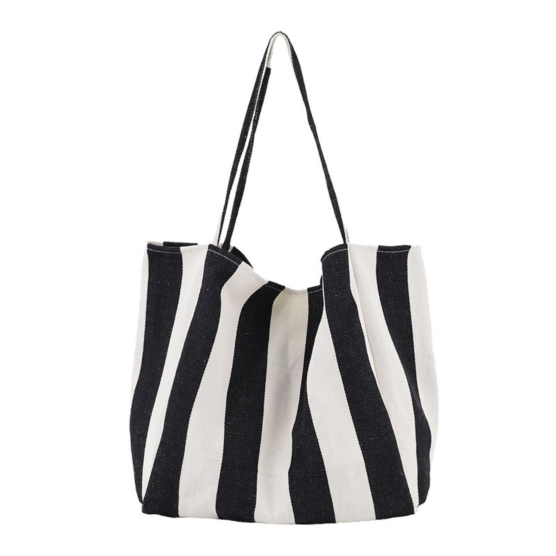 Stripes Canvas Handbag 9