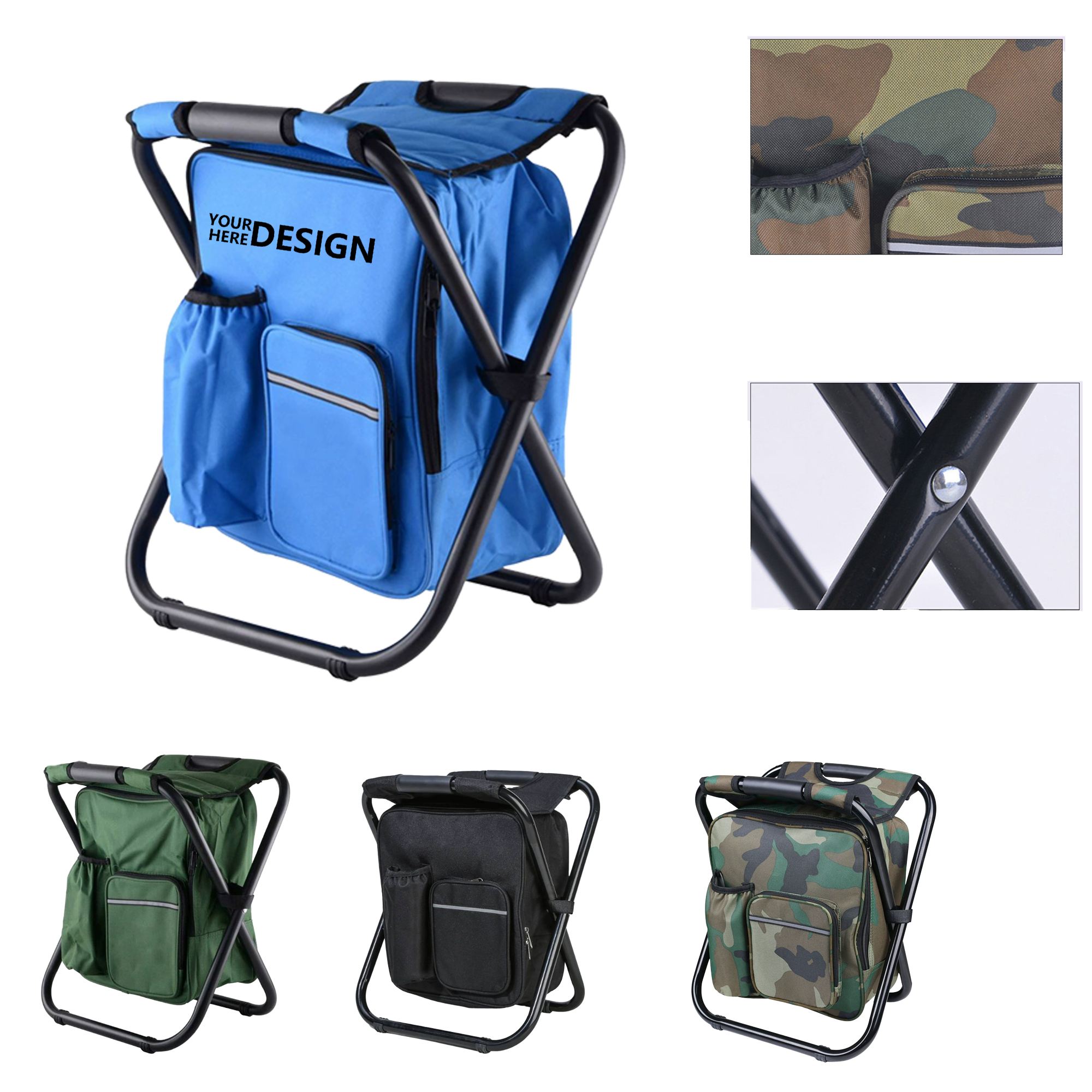 Oxford Fabric Collapsible Seat 2