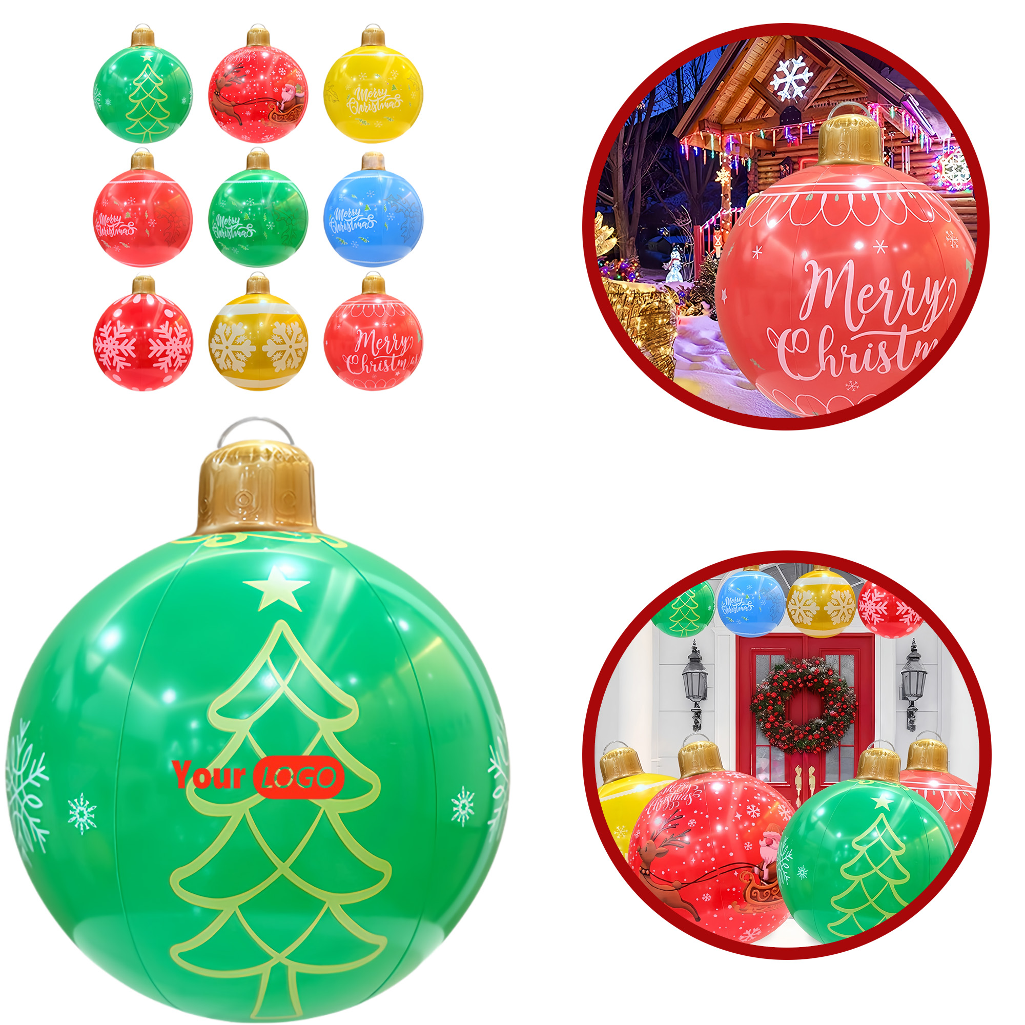 Christmas Atmosphere Inflatable Balloons 2