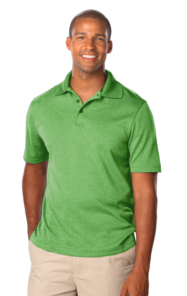 Men's Heathered Polo 8