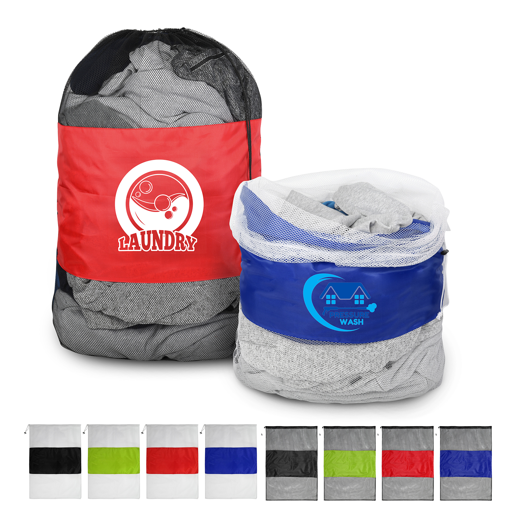 Large Mesh Drawstring Laundry Bag 17