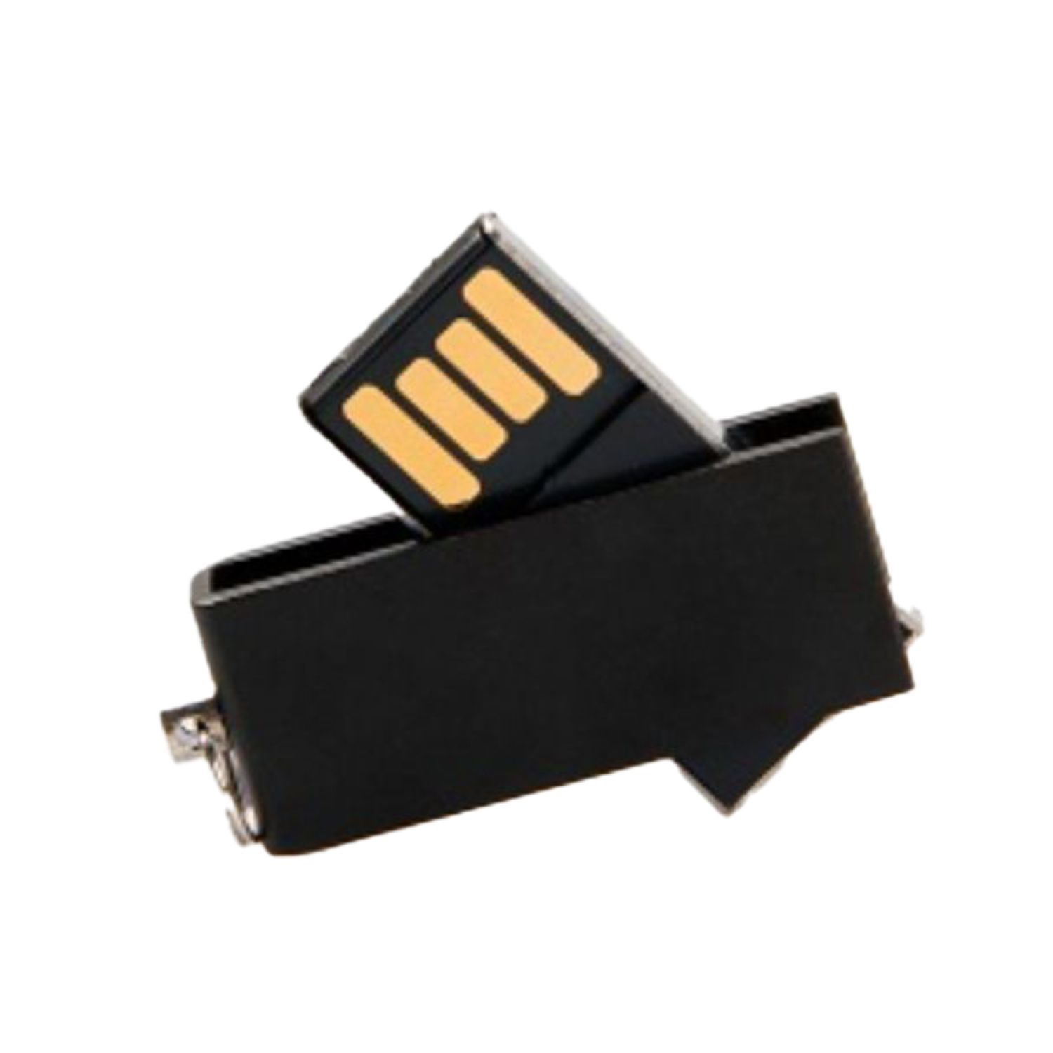 Swivel Metal Mini USB Drive with Chain