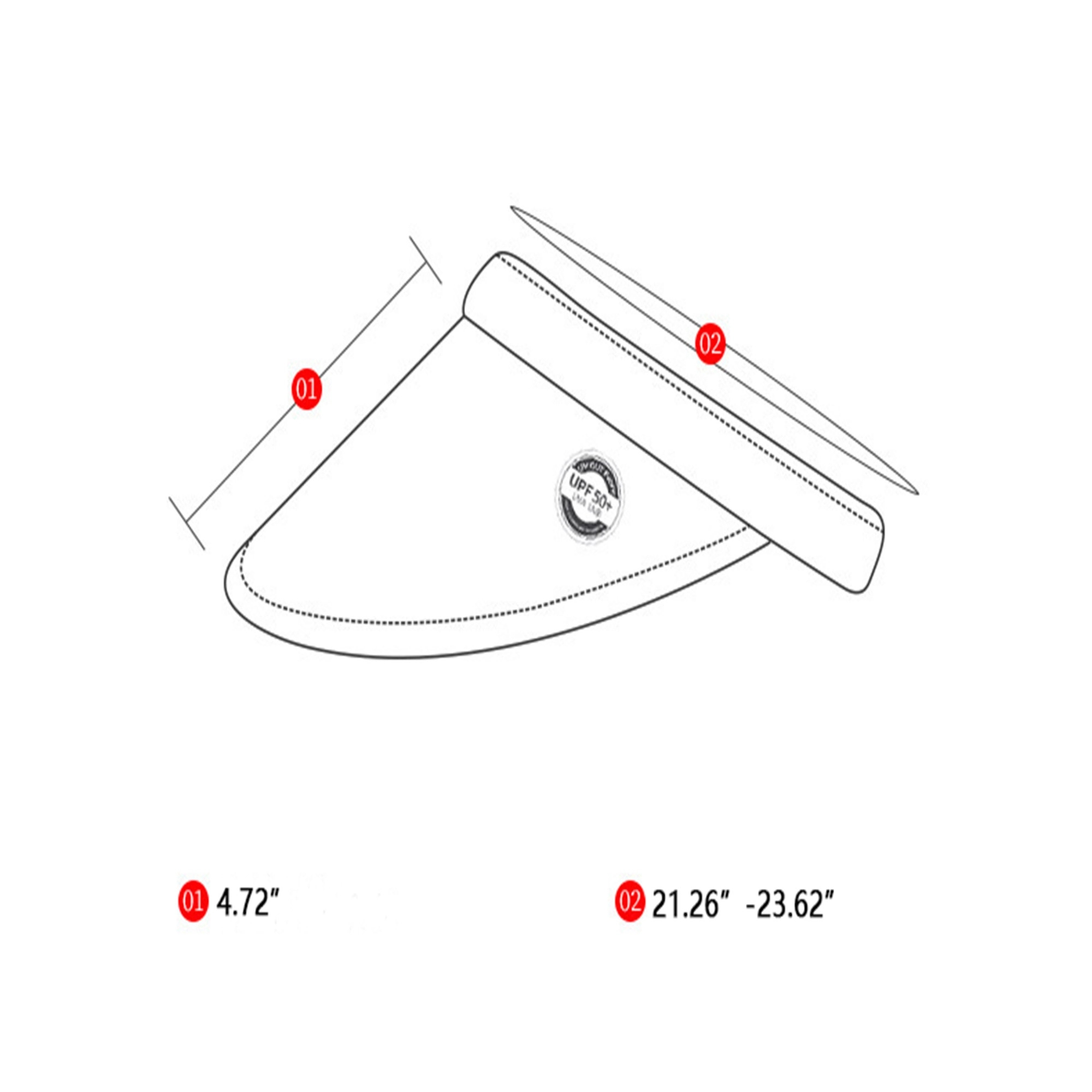 UV Protection PVC Sun Visor Hat Cap 2
