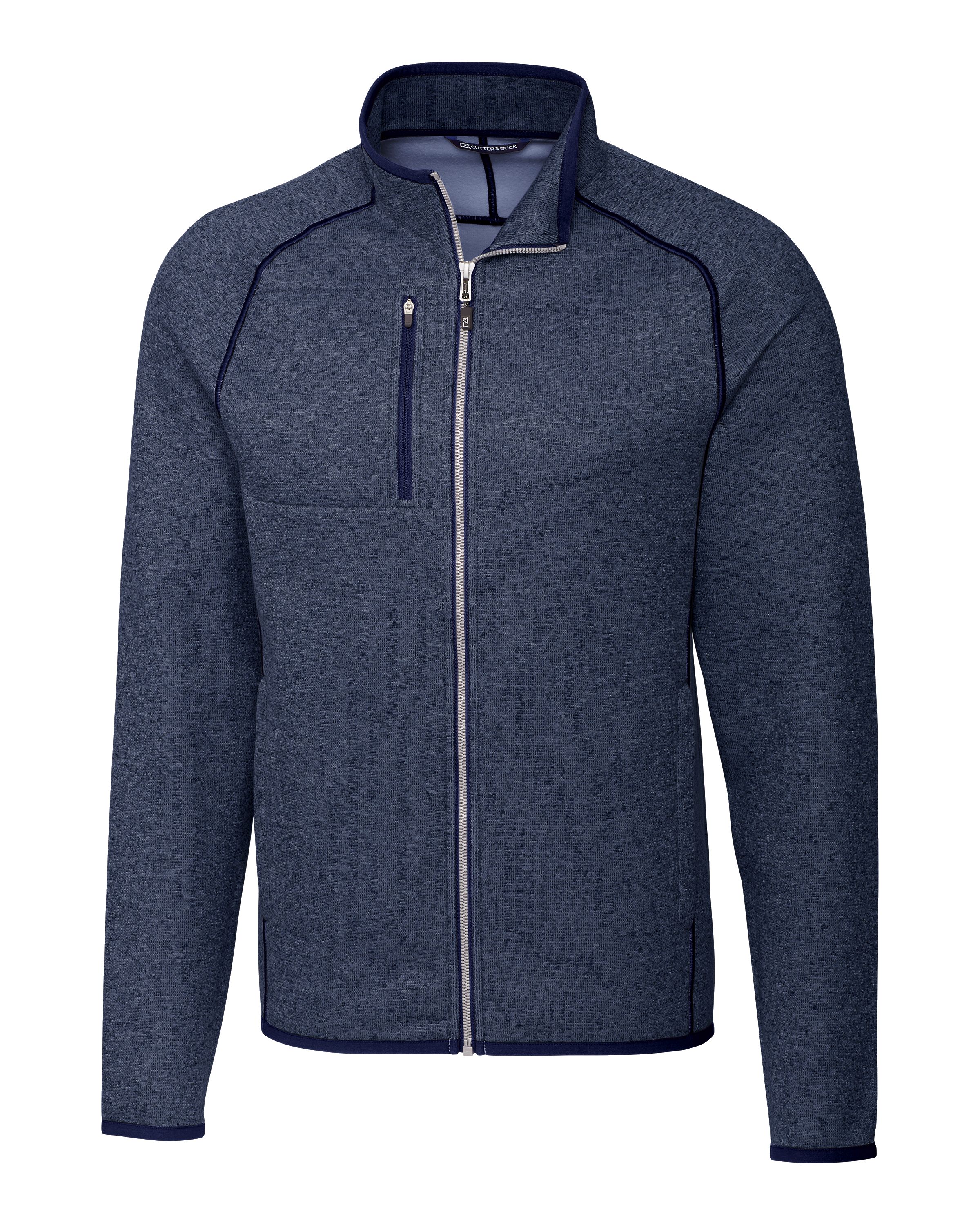 Cutter & Buck Mainsail Sweater-Knit Mens Full Zip Jacket 49