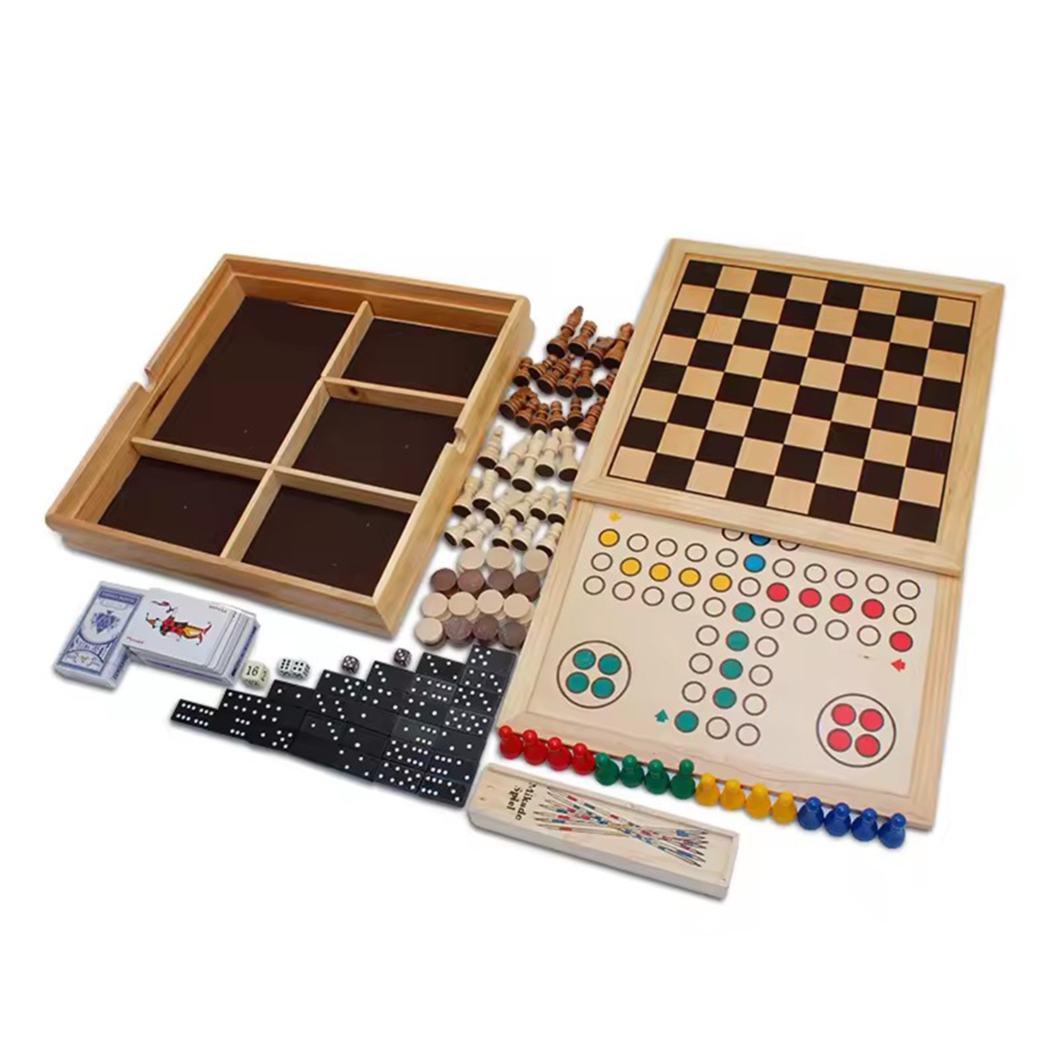 9 In 1 Both Backgammon And Chess Game Set 2