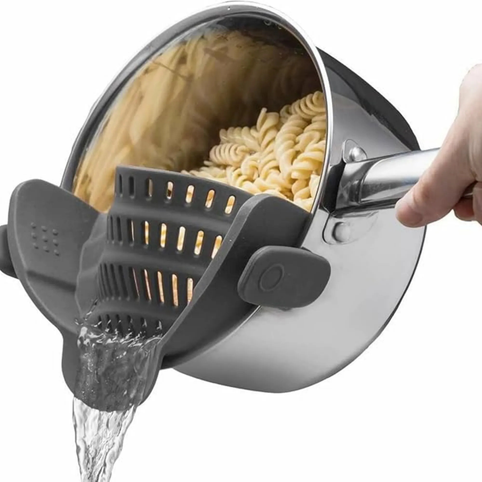 MOQ Kitchen Strain Clip On Strainer for Pots and Pans 7