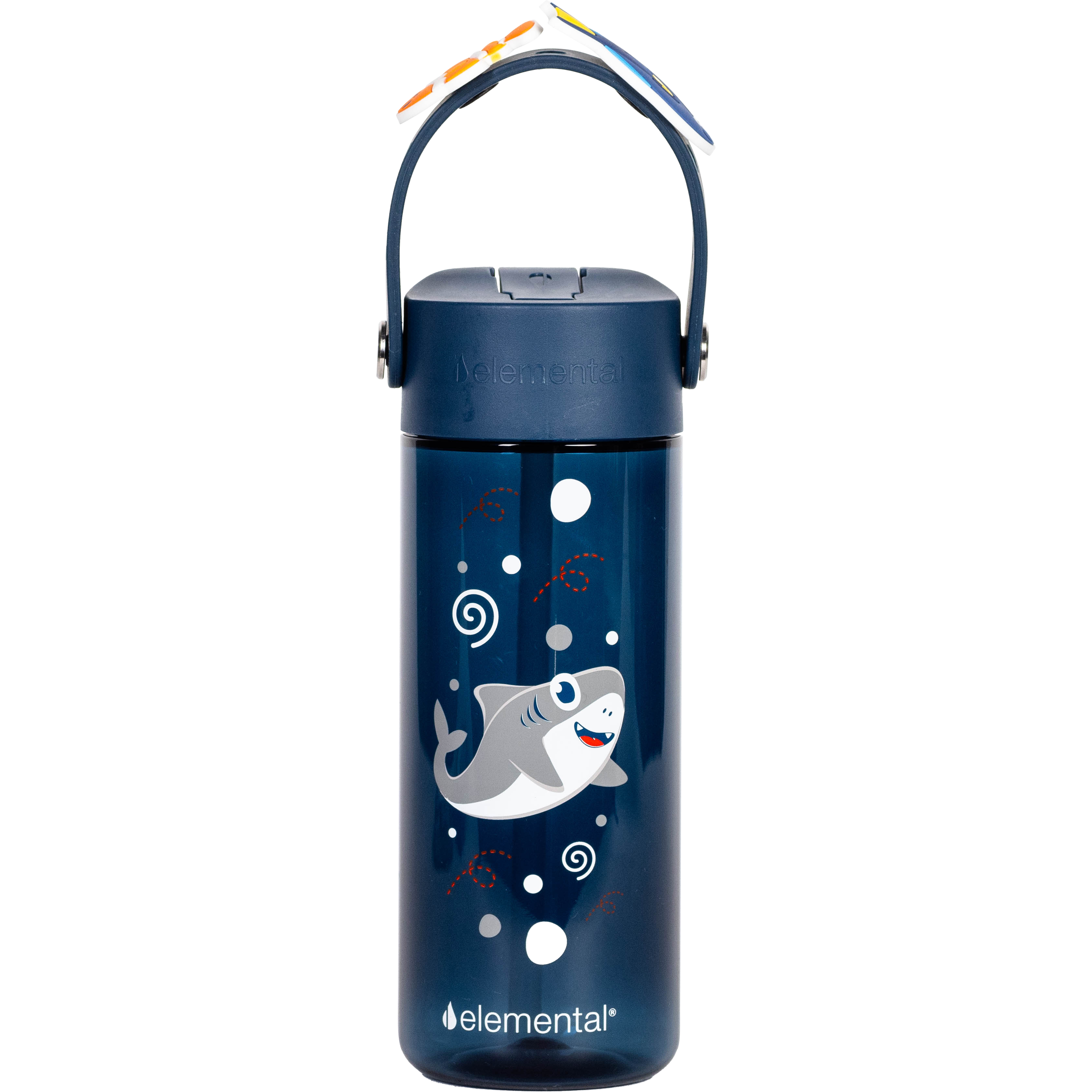 Elemental® Splash Charm 18oz Tritan Water Bottle - with Drinking Spout and Straw 9
