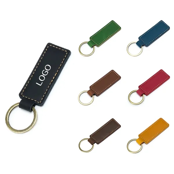 Leather Keychain - Soft Genuine Material 8