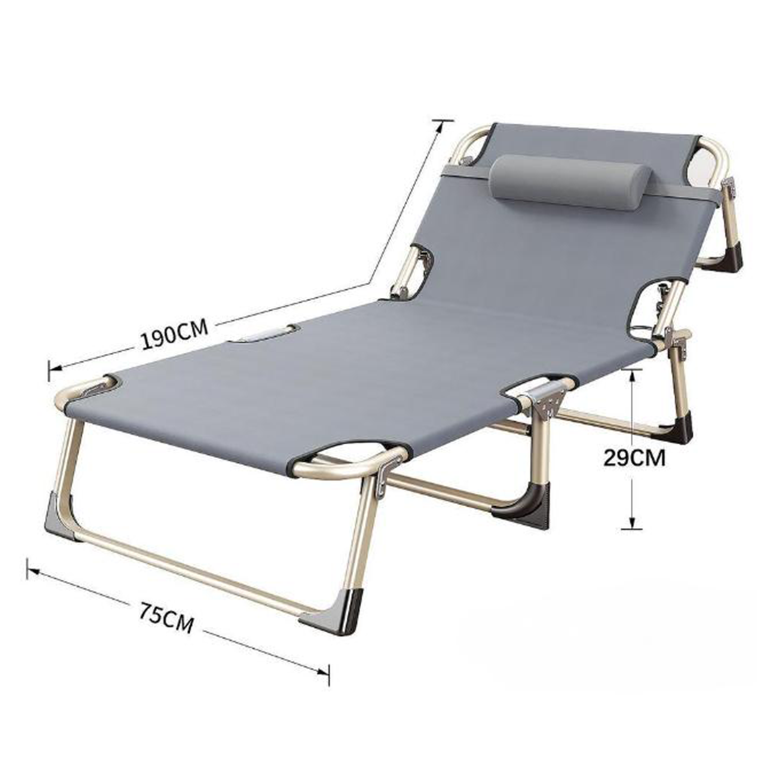 Single Person Household Simple Folding Bed for Noon Break 3