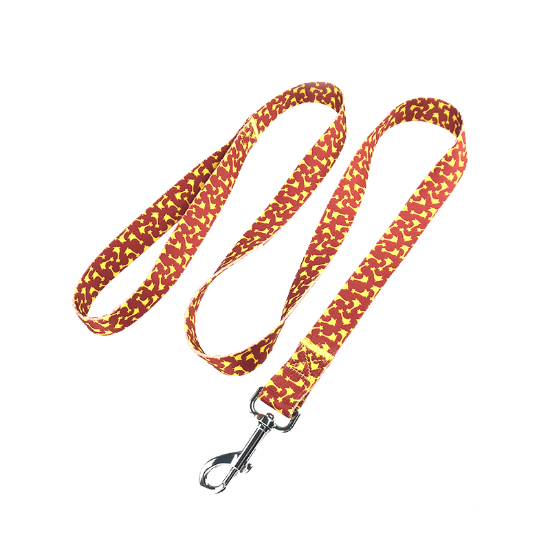 Adjustable Polyester Pet Leash with Metal Hook - Small 2