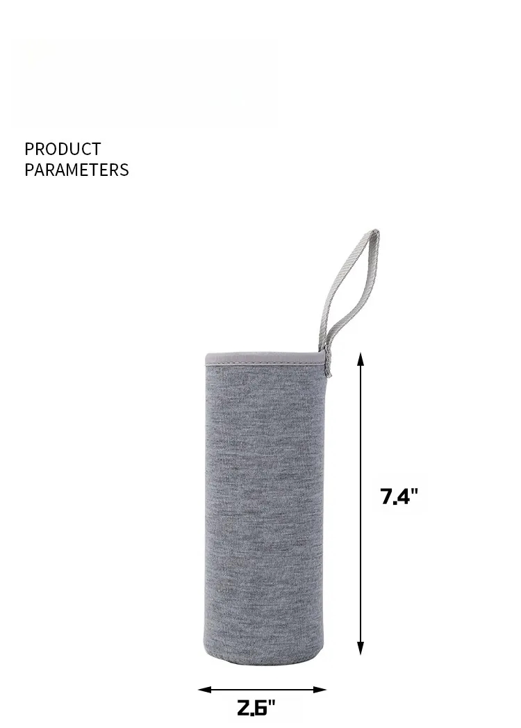 Neoprene Thermal Bottle Sleeve, custom can cooler with logo imprint 4