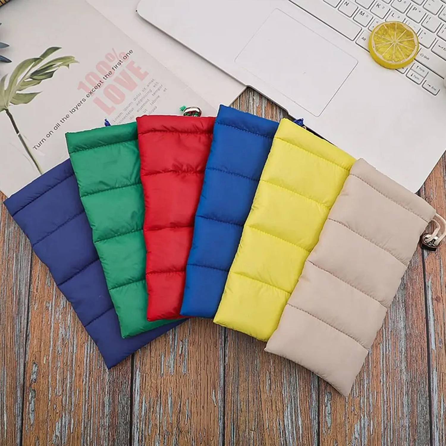 Fashion Puffer Glasses Pouch 6