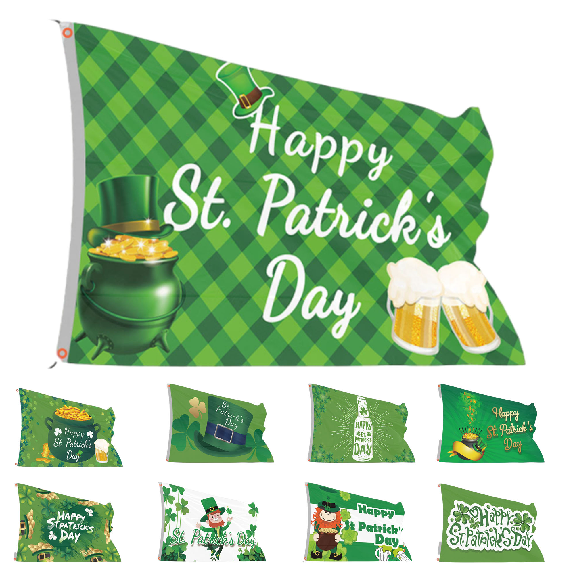 3' x 5' Customizable Festival Activity Polyester Flag 2