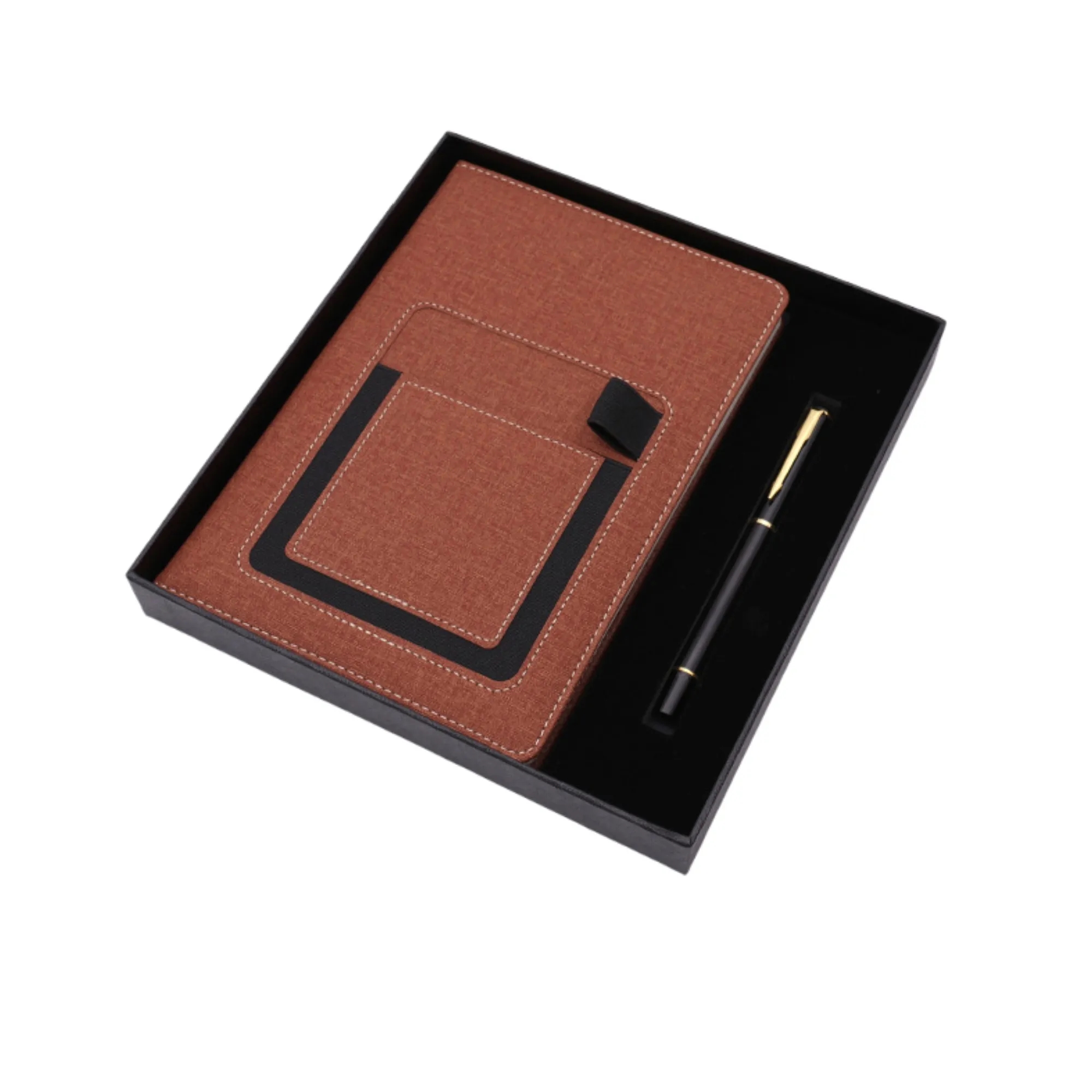 Premium A5 Notebook Journal And Metal Pen Set Gift Box 3