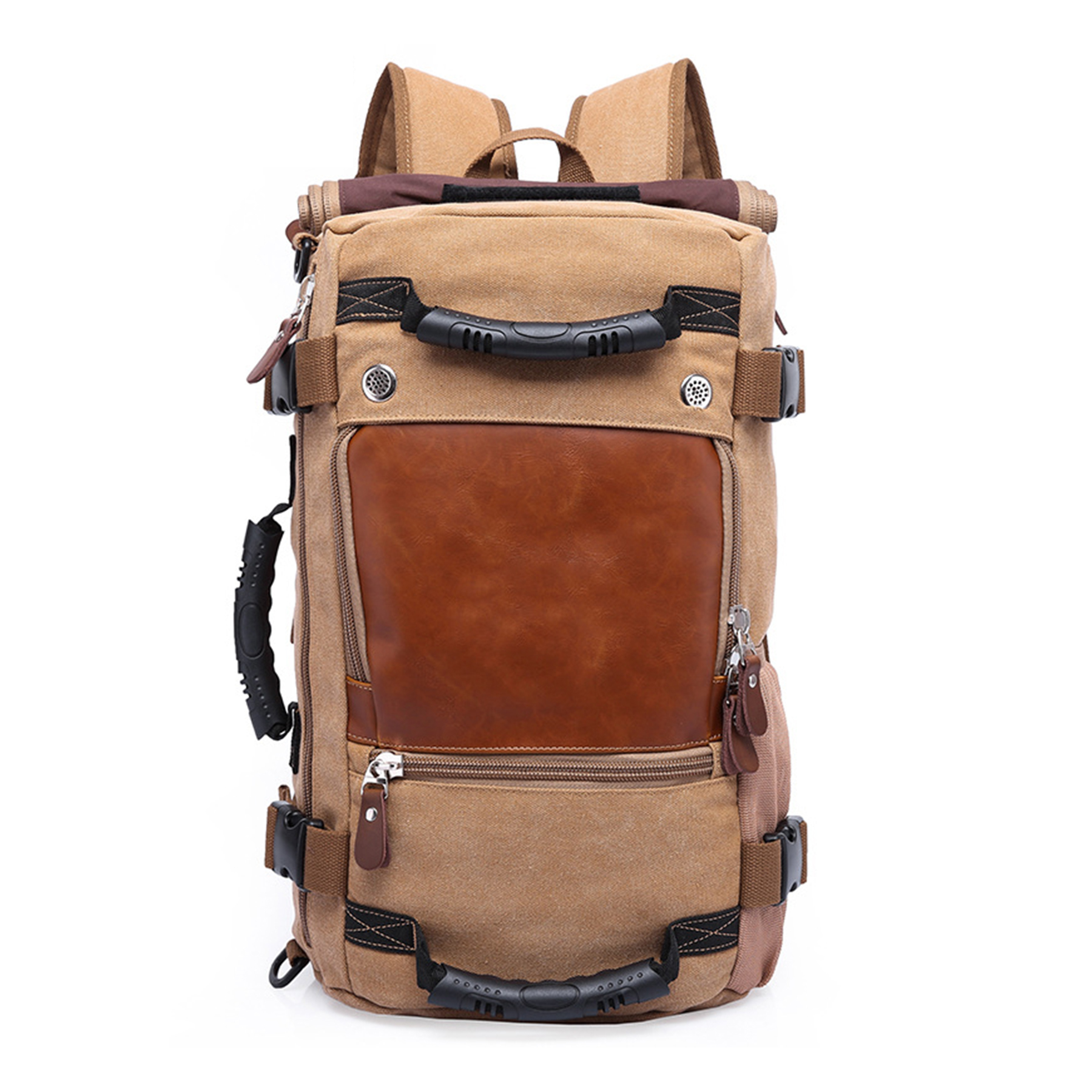 Canvas Duffel Bag with Shoe Compartment 7