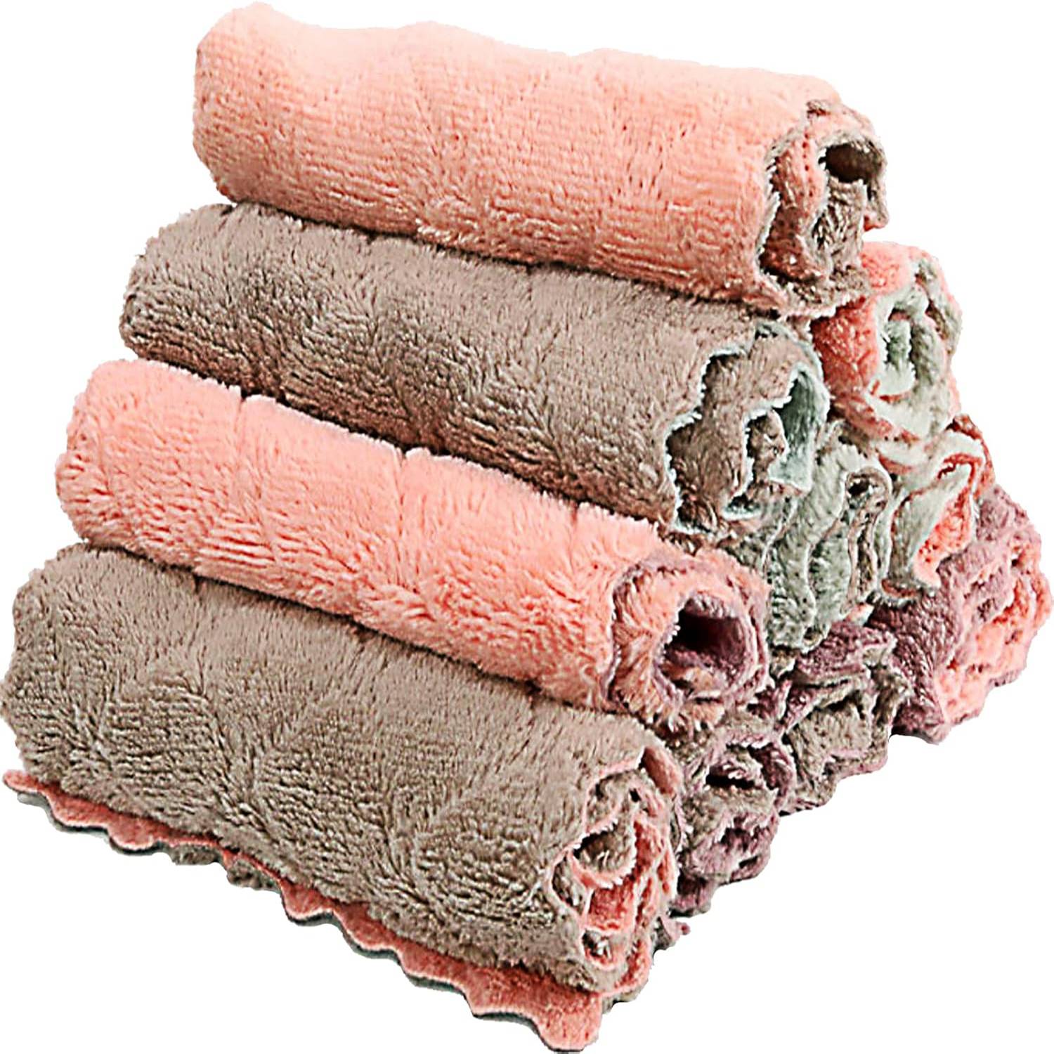 Thick Microfiber Dish Cloth - Absorbent & Scratch-Free 5