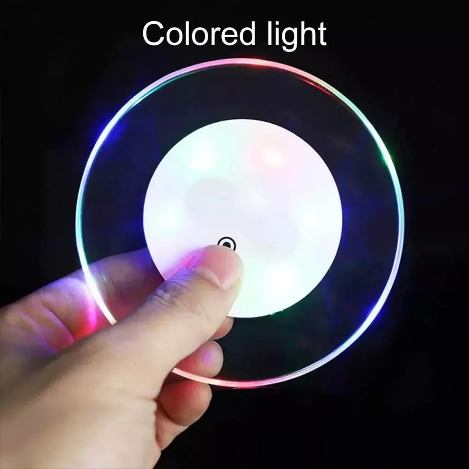 3.9" D LED Coasters 3