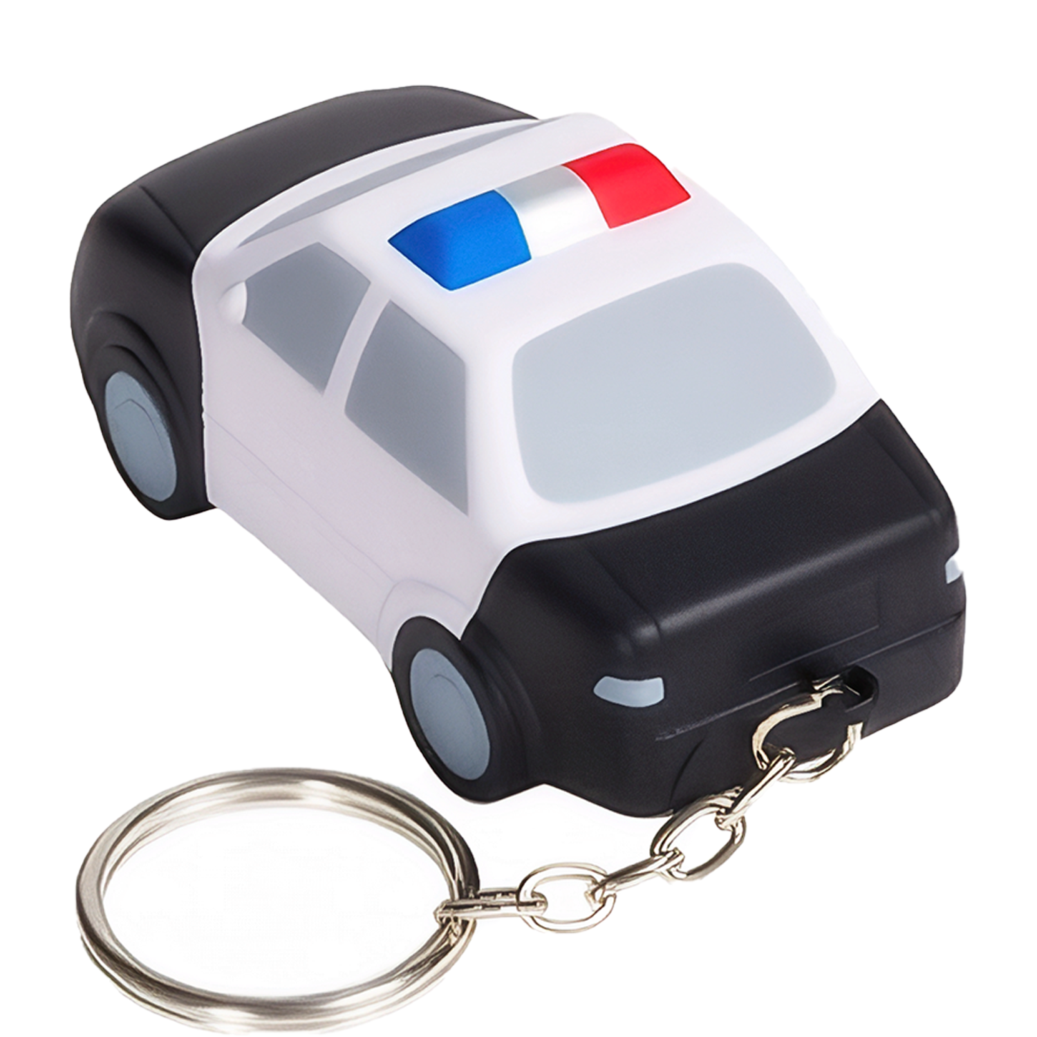 PU Foam Police Car Stress Reliever Keychain Toy 3
