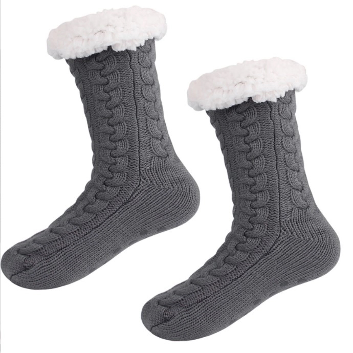 Fuzzy Slipper Socks 1