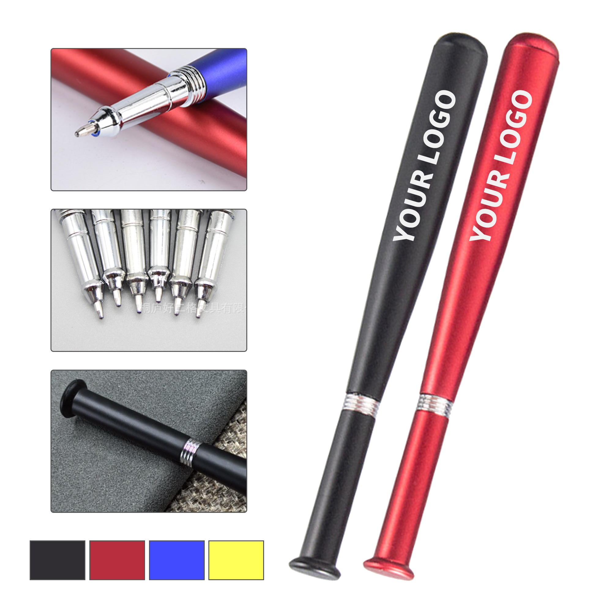 Baseball Theme Gel Ink Ballpoint With Barrel Imprint 1
