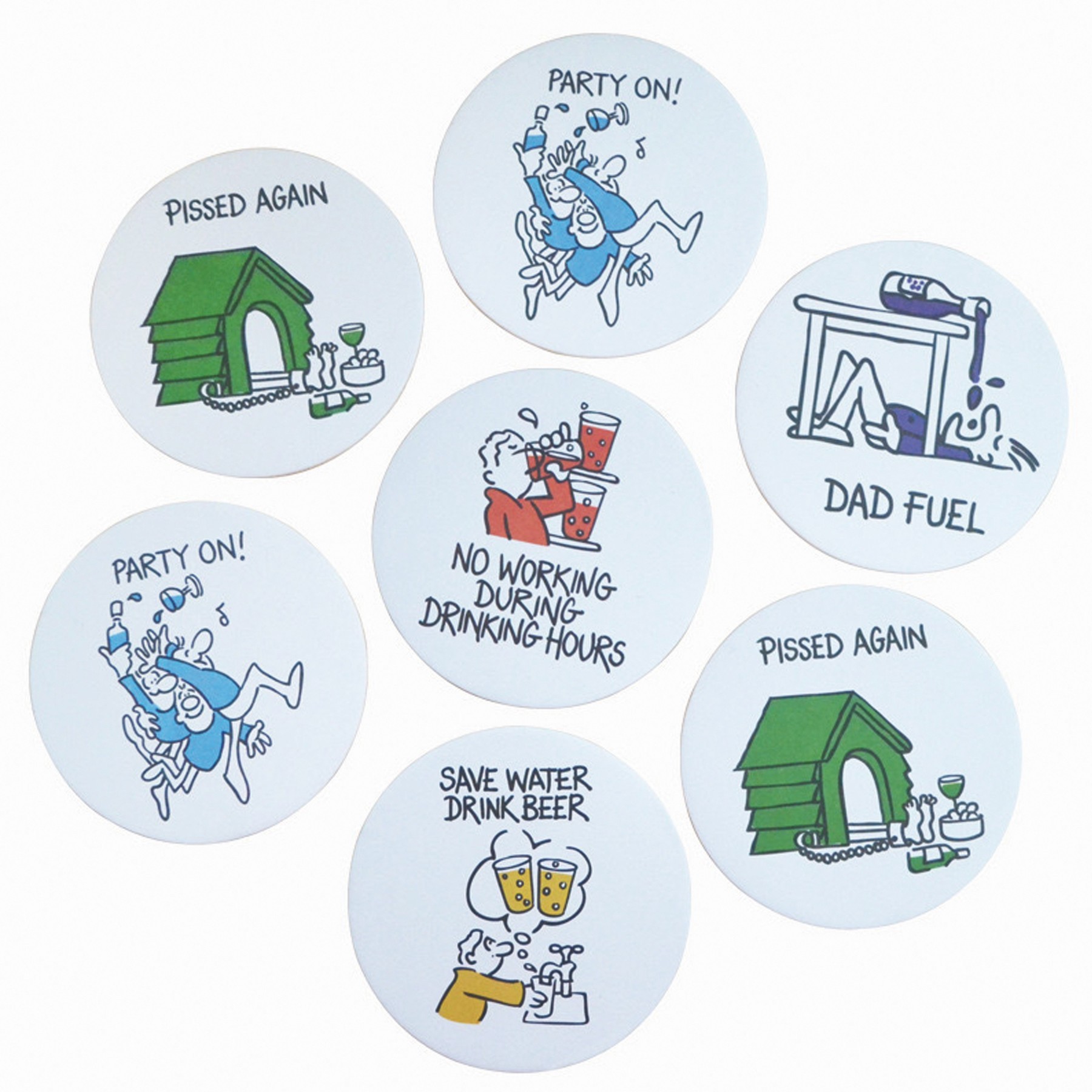 Absorbent Pulpboard Coaster 3