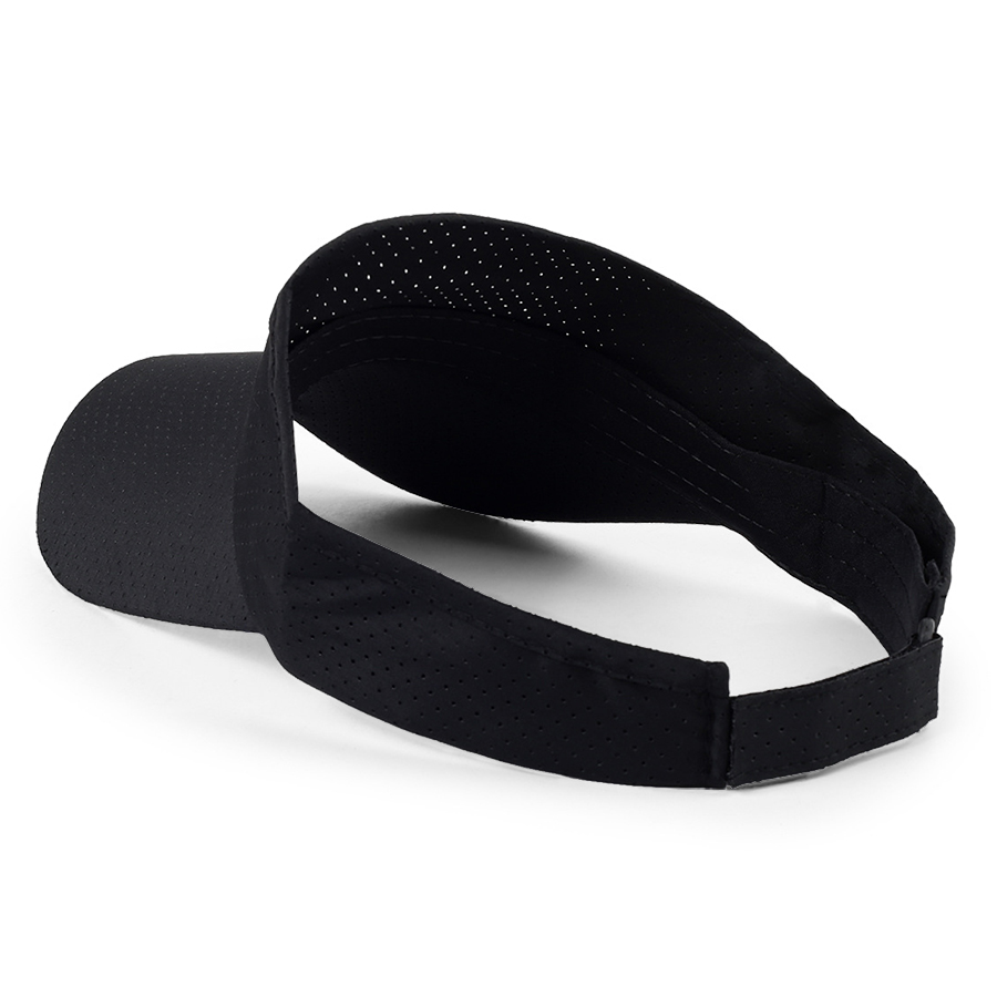 Stock Solid Color Perforated Polyester Visor 13